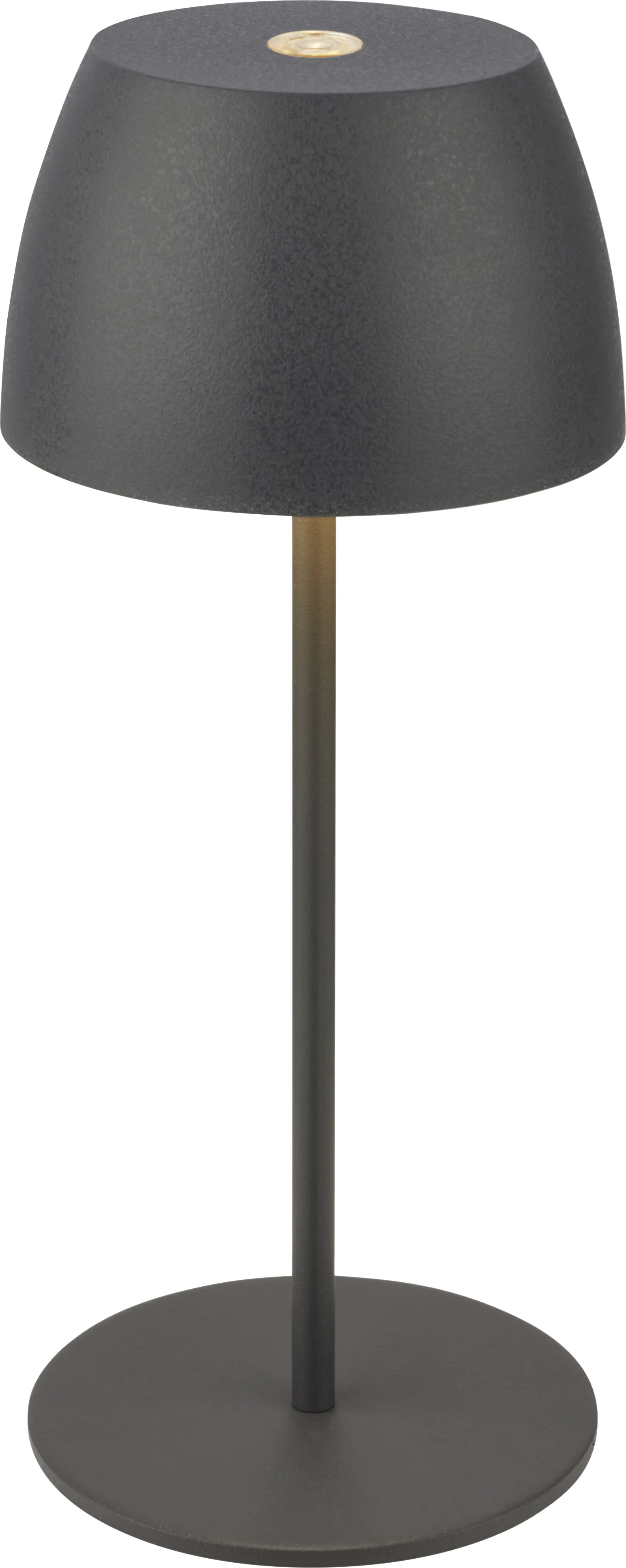 DiKa LED Akku-Tischleuchte Serina Mini Touch anthrazit 20 x 8 cm warmweiß 