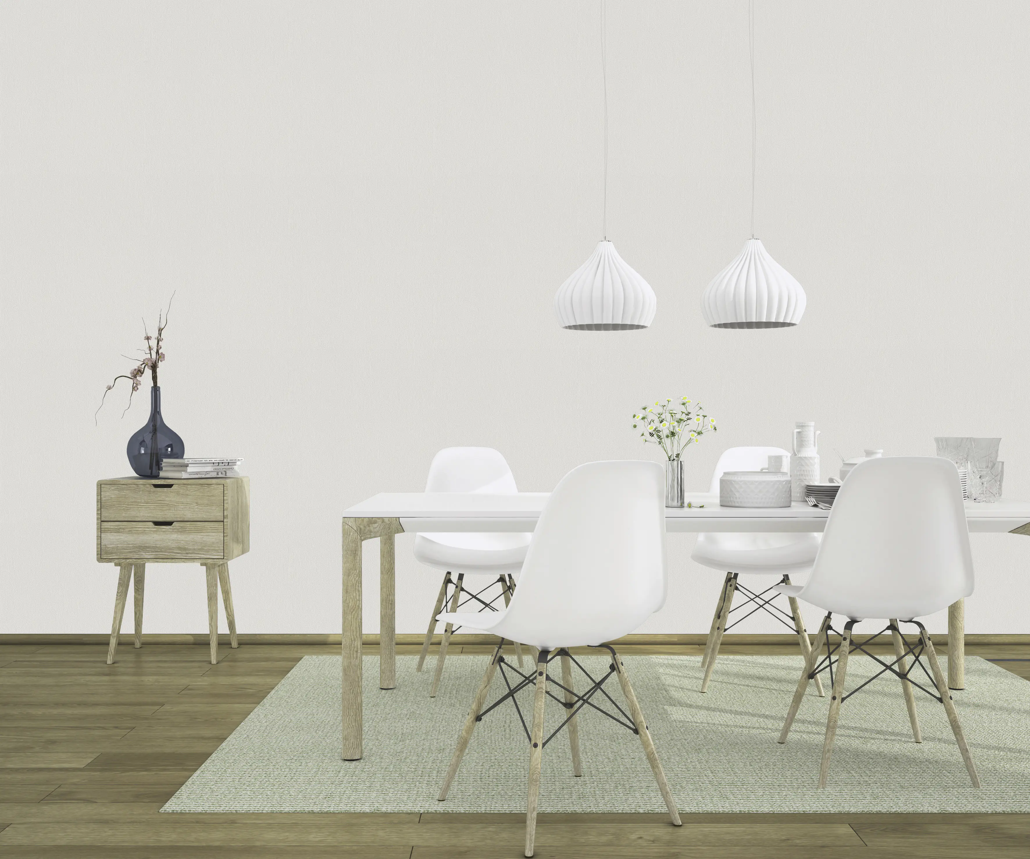 Rasch Vliestapete 415353 home Style uni beige 10,05 x 0,53 m
