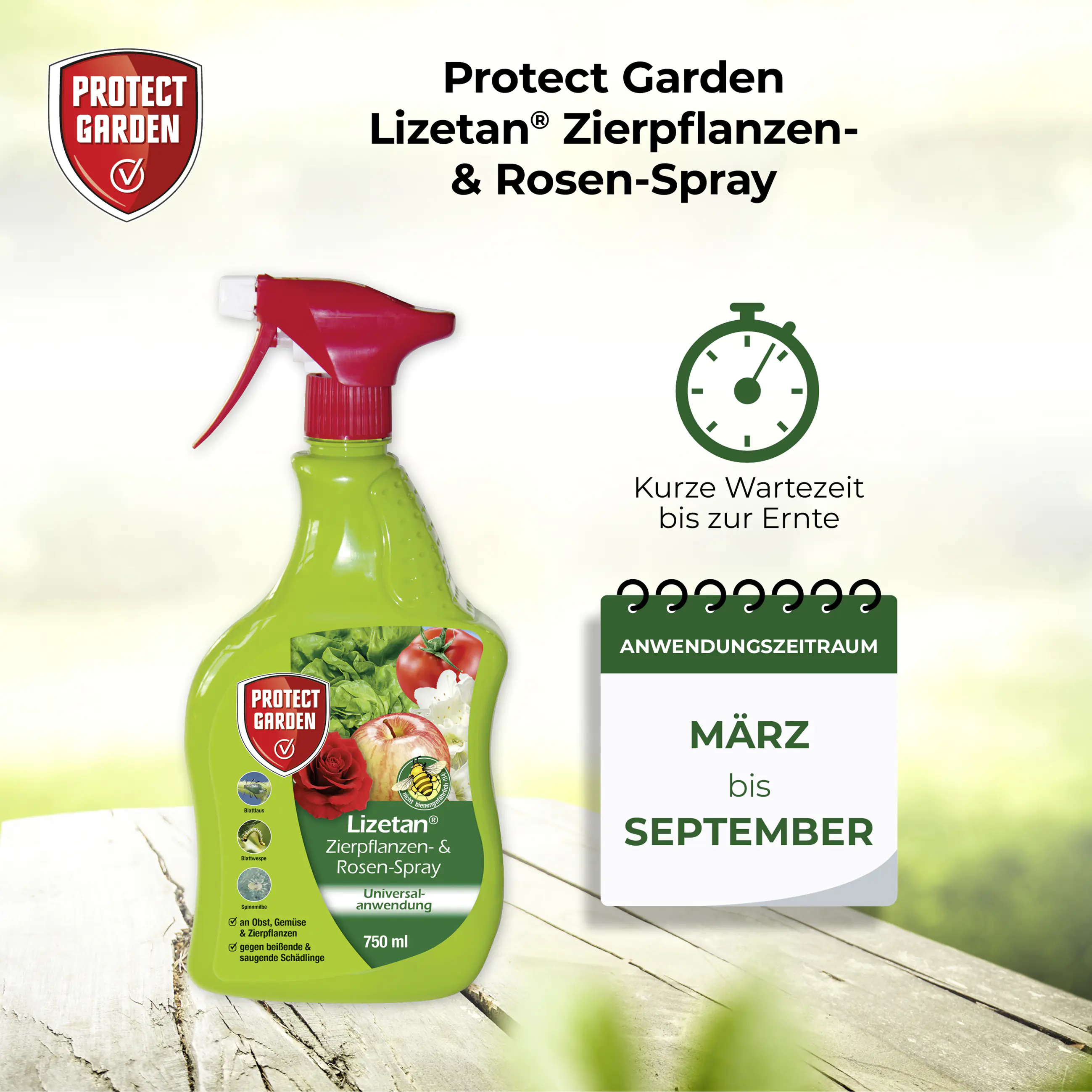 Protect Garden Lizetan Zierpflanzen- & Rosen-Spray AF 500 ml
