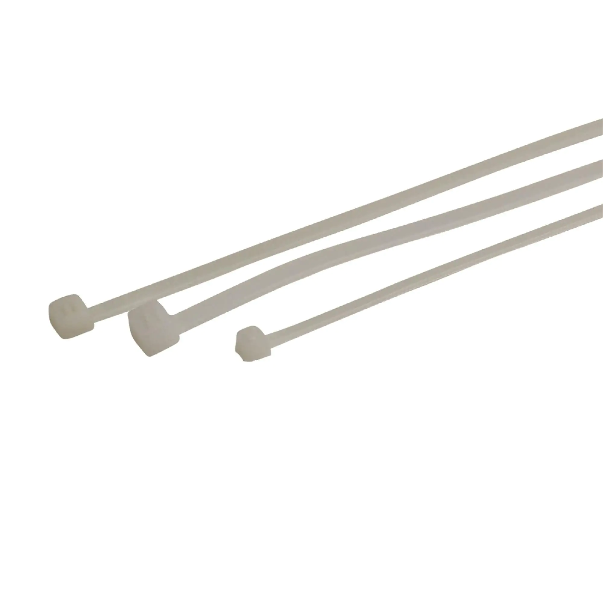 Kabelbinder-Set 3 x 25 Stück, sortiert, transparent
