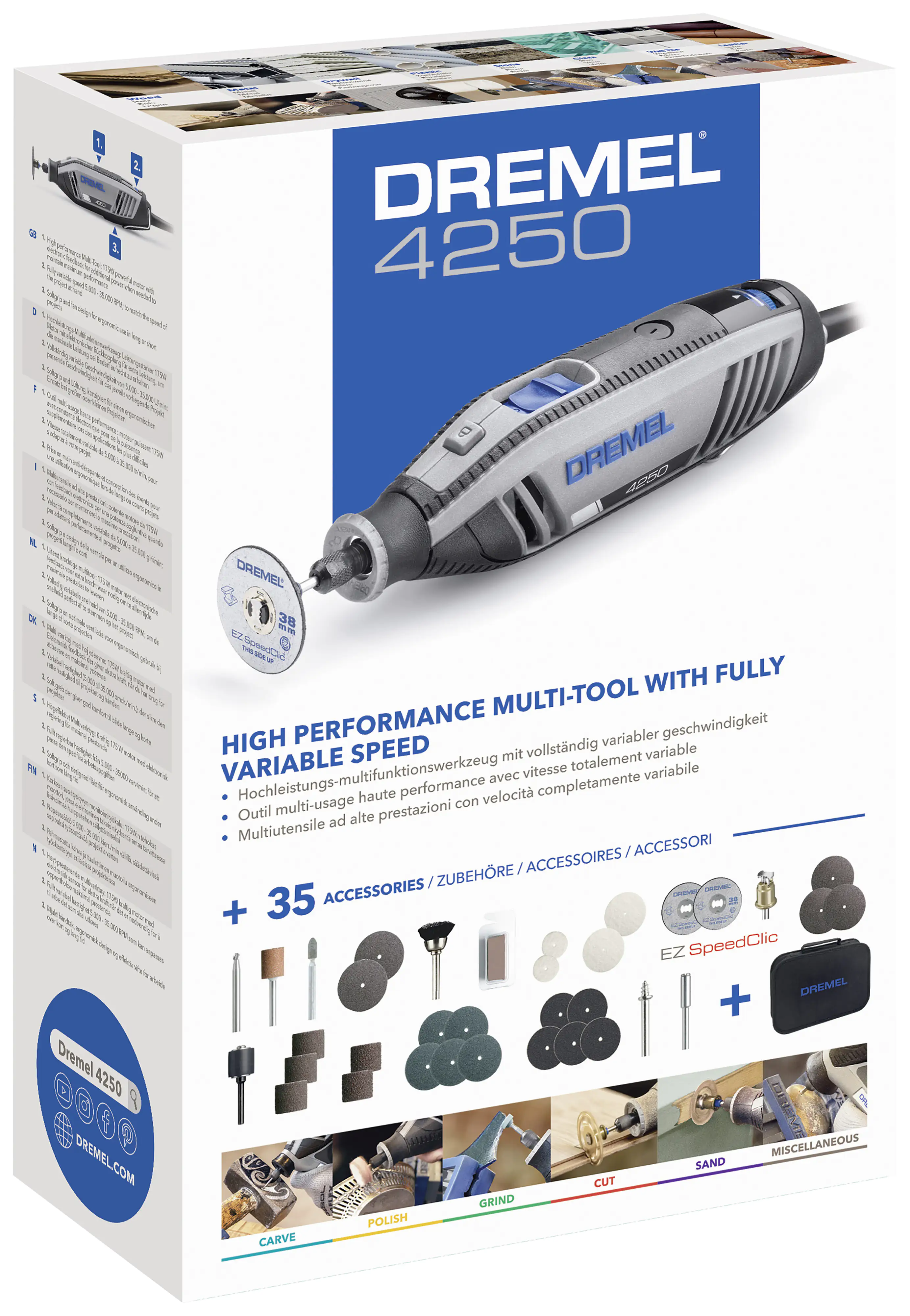 Dremel Multifunktionswerkzeug 4250-35 35-tlg