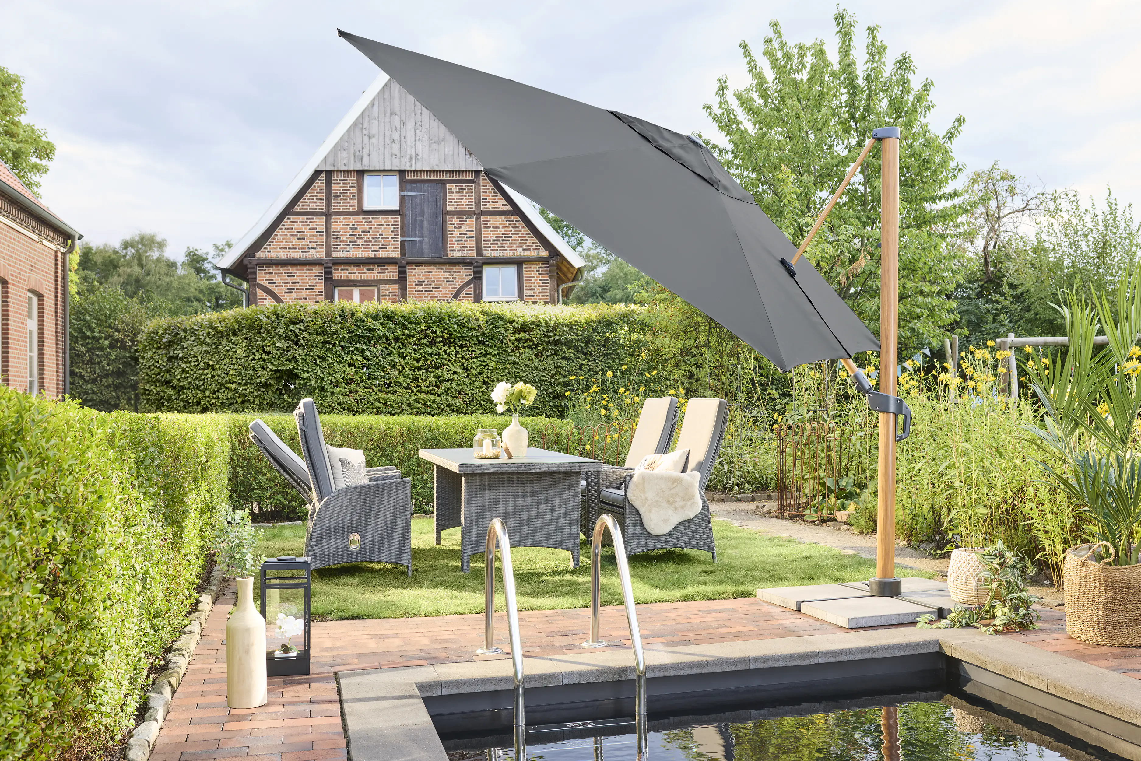 Primaster Ampelschirm Tarifa 400 x 285 cm