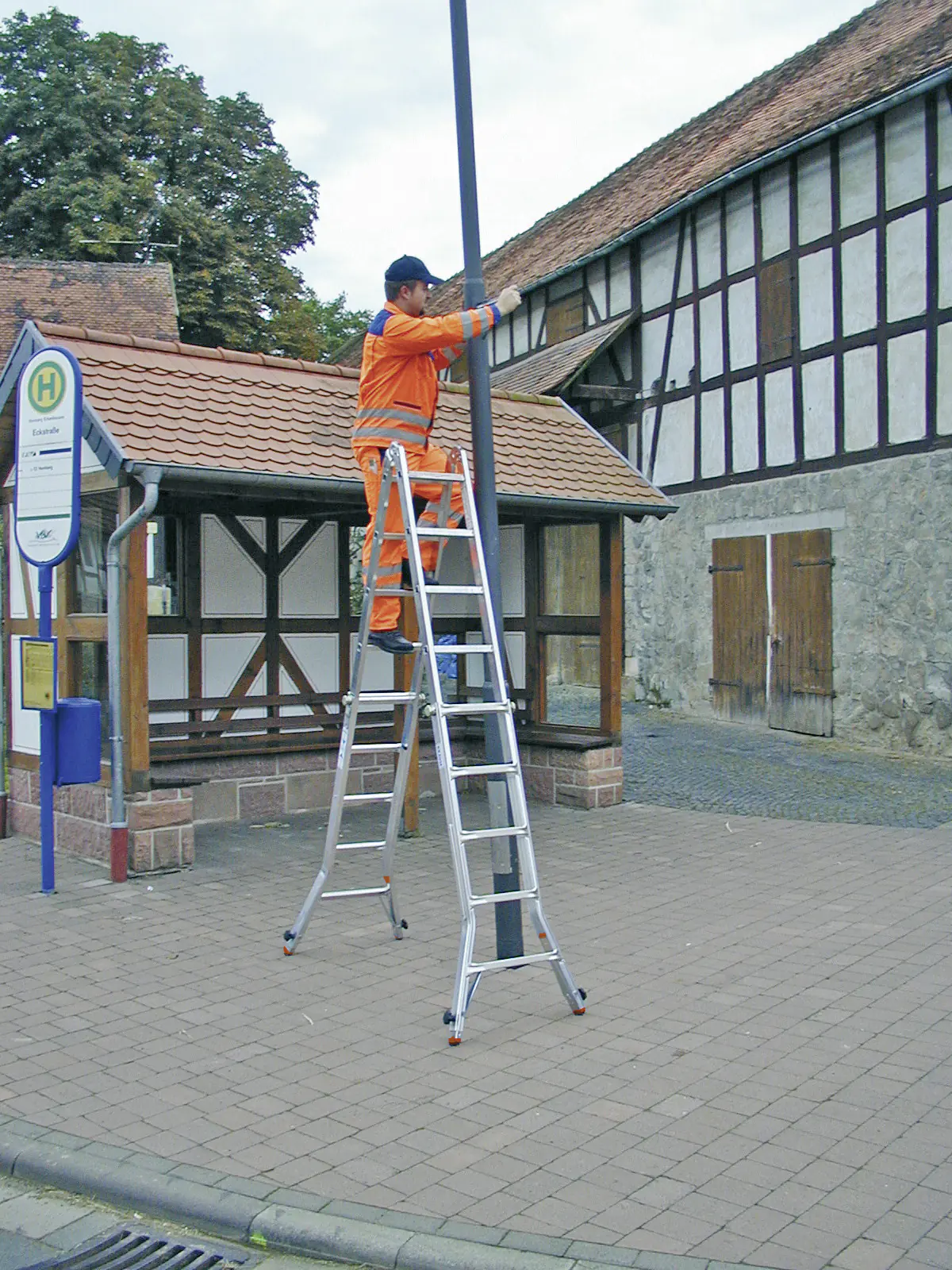 Krause Aluminium-Teleskopleiter MONTO TeleVario 6,05 m