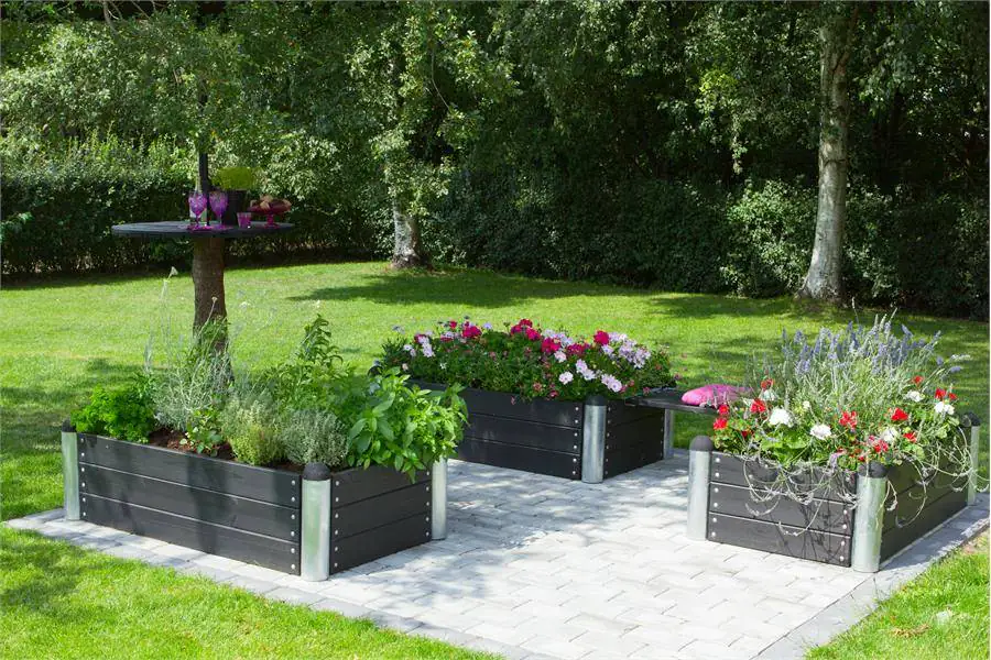 Plus Hochbeet Pipe 8a 140 x 80 x 36 cm