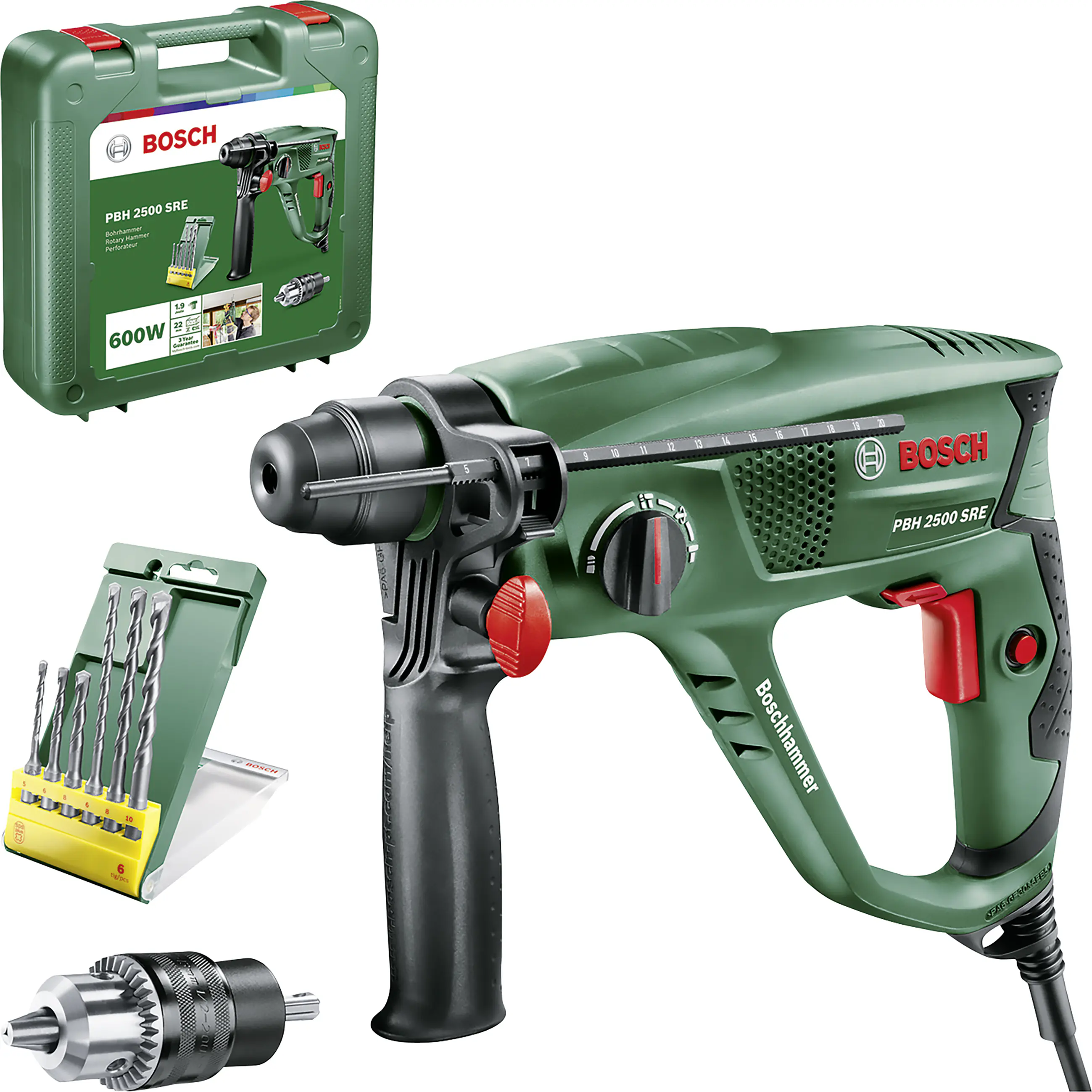 Bosch Bohrhammer PBH 2500 SRE 600 W