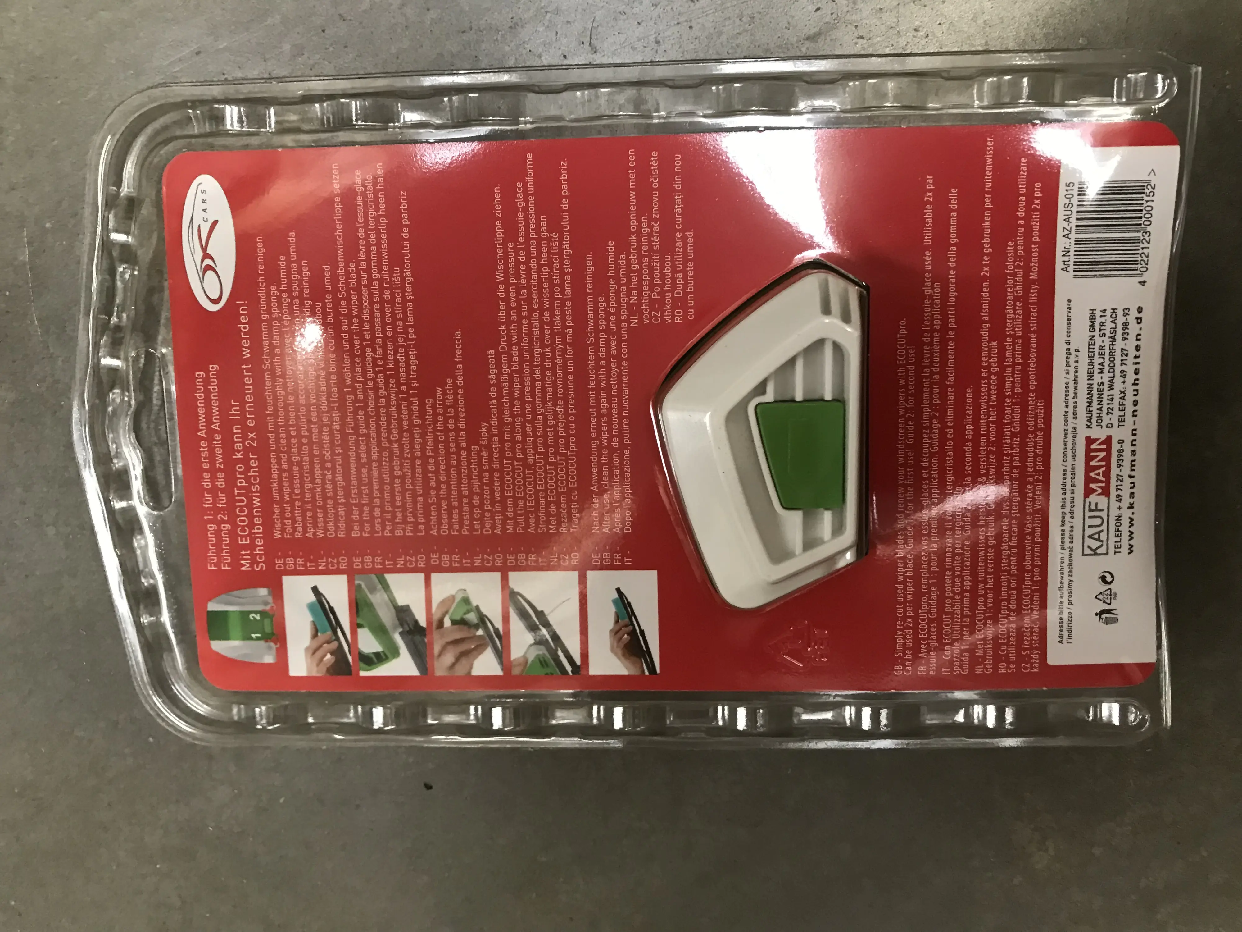 Ecocut Scheibenwischer Nachschneider Ecocut Pro
