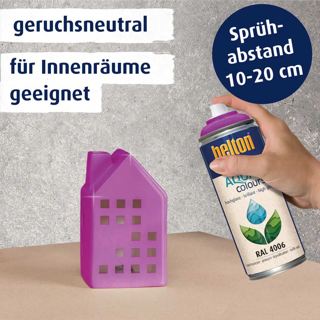 belton free Lackspray AQUAcolours 400 ml verkehrspurpur hochglanz