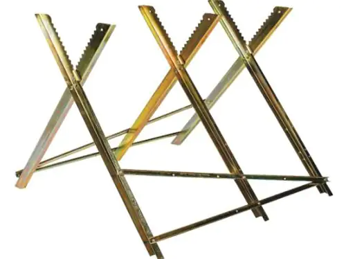 TrendLine Metall-Sägebock bis 150 kg 80 x 85 cm