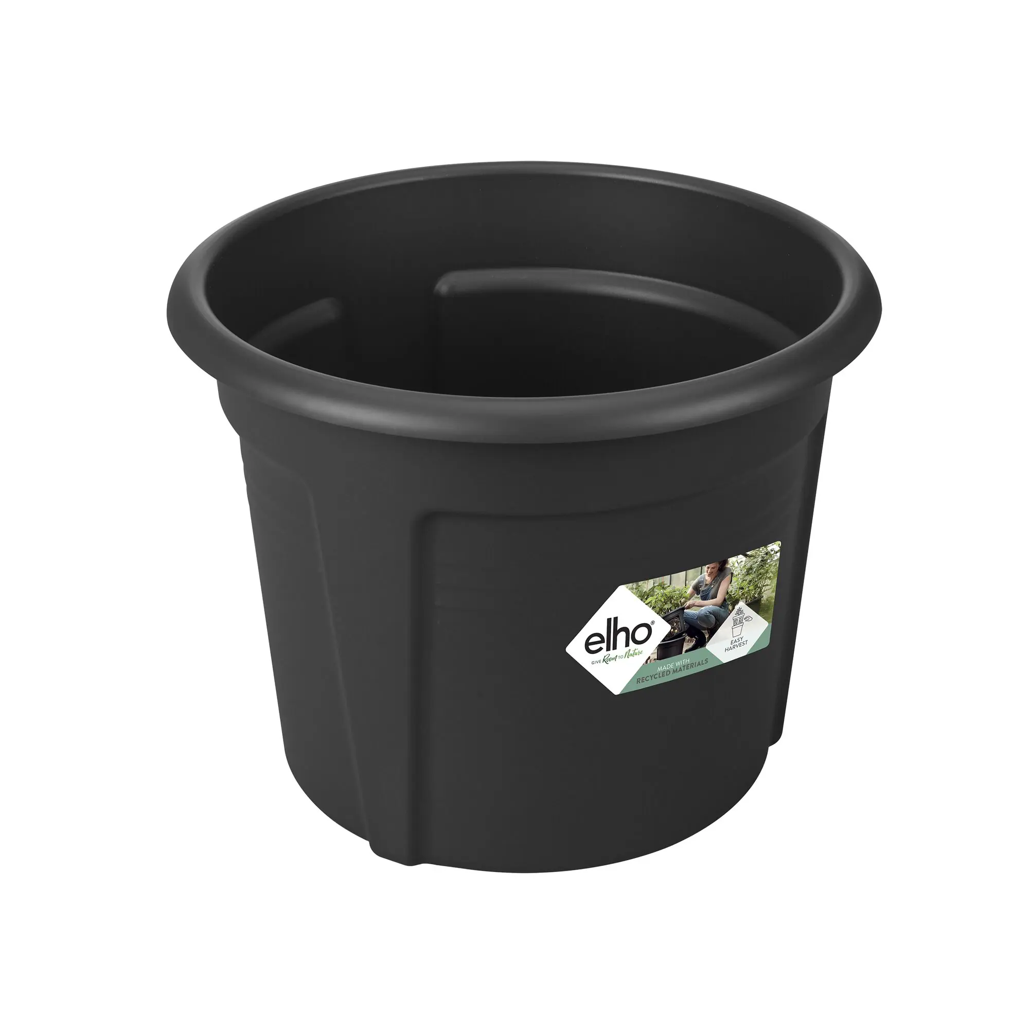 Elho Kartoffeltopf Green Basics Kunststoff schwarz Ø 32 x 26 cm