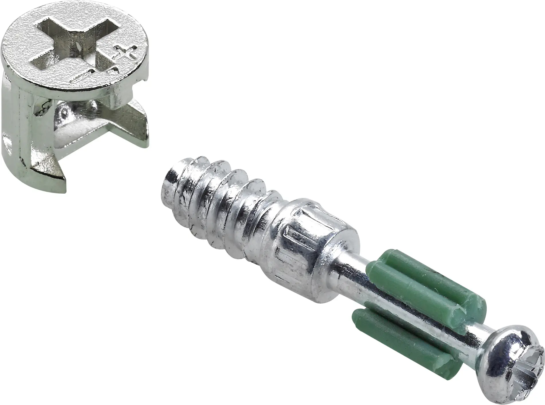 Hettich Verbindungsbeschlag 12/20 mm Rastex 12 mm verzinkt/blank 10 Stück