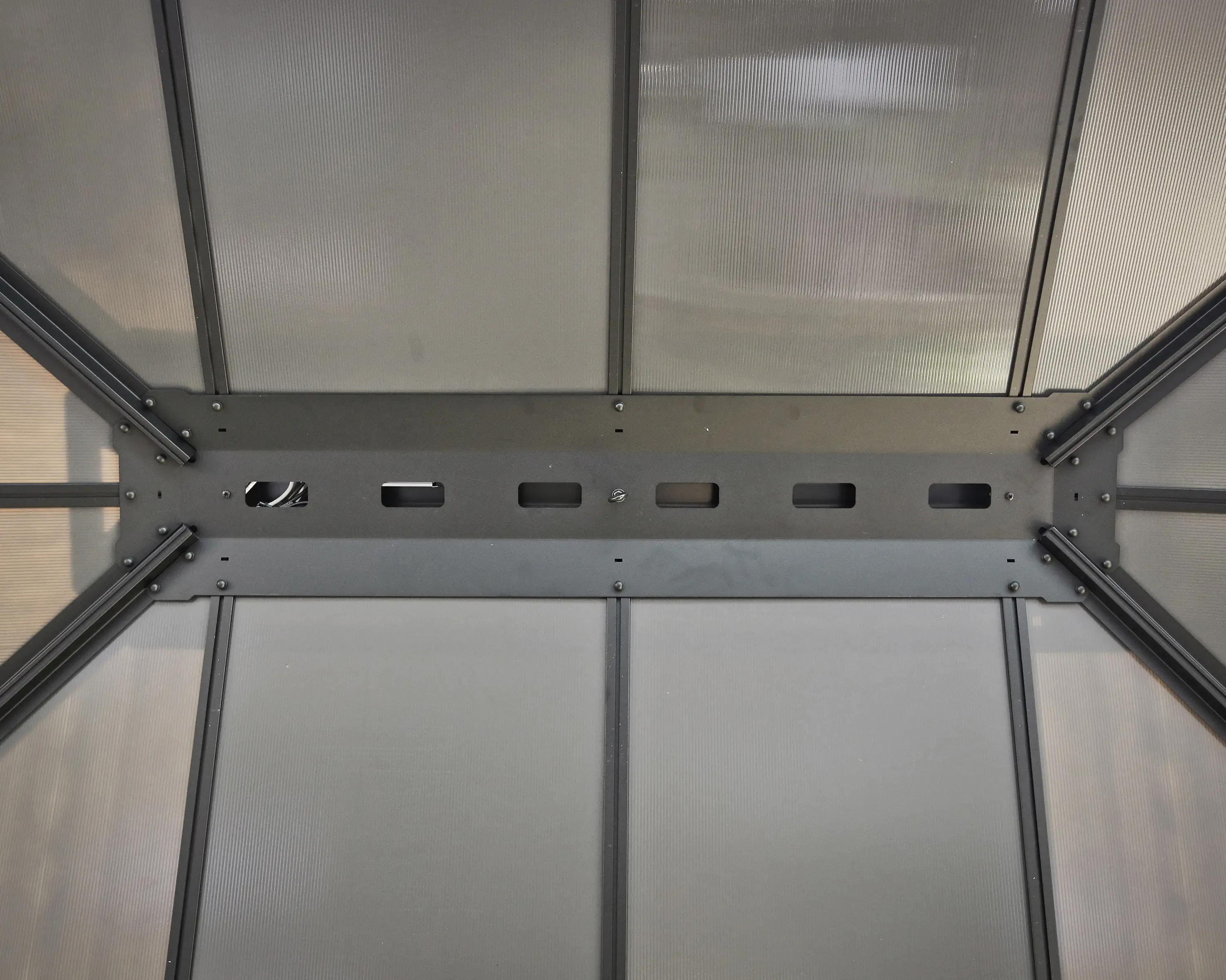 Canopia Pavillon Dallas 426 x 364 cm grau