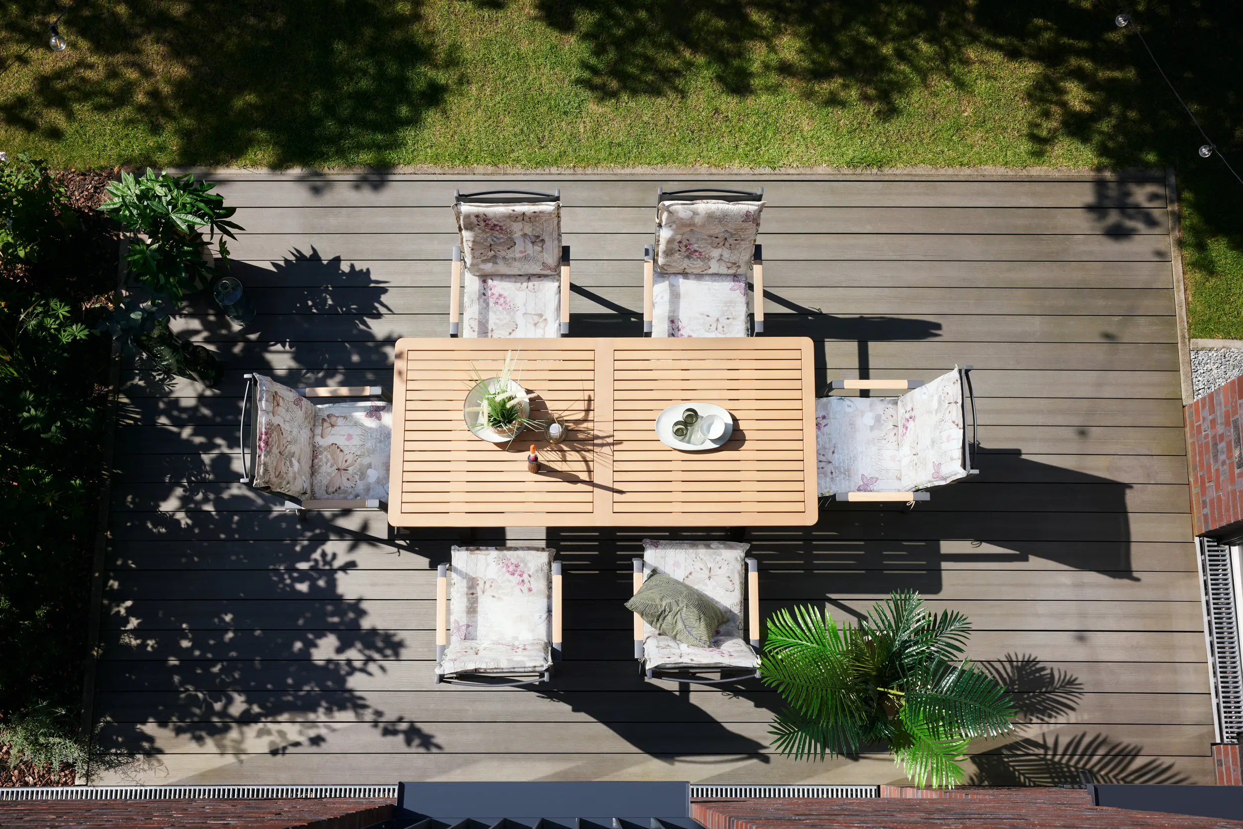 GO-DE Hochlehner-Auflage 120 cm x 50 cm x 6 cm, beige 