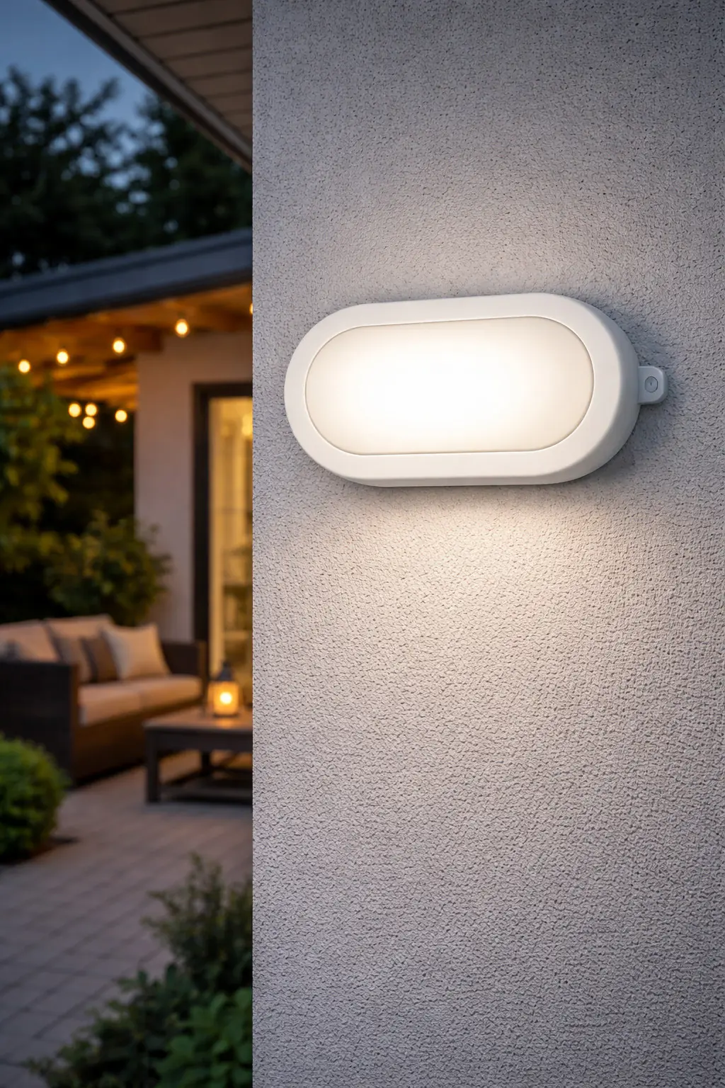 TrendLine LED-Ovalleuchte weiß 22 x 14 x 8 cm neutralweiß
