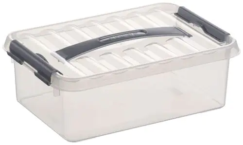 Sunware Aufbewahrungsbox Q-Line mit Deckel 30 x 20 cm 4 L transparent