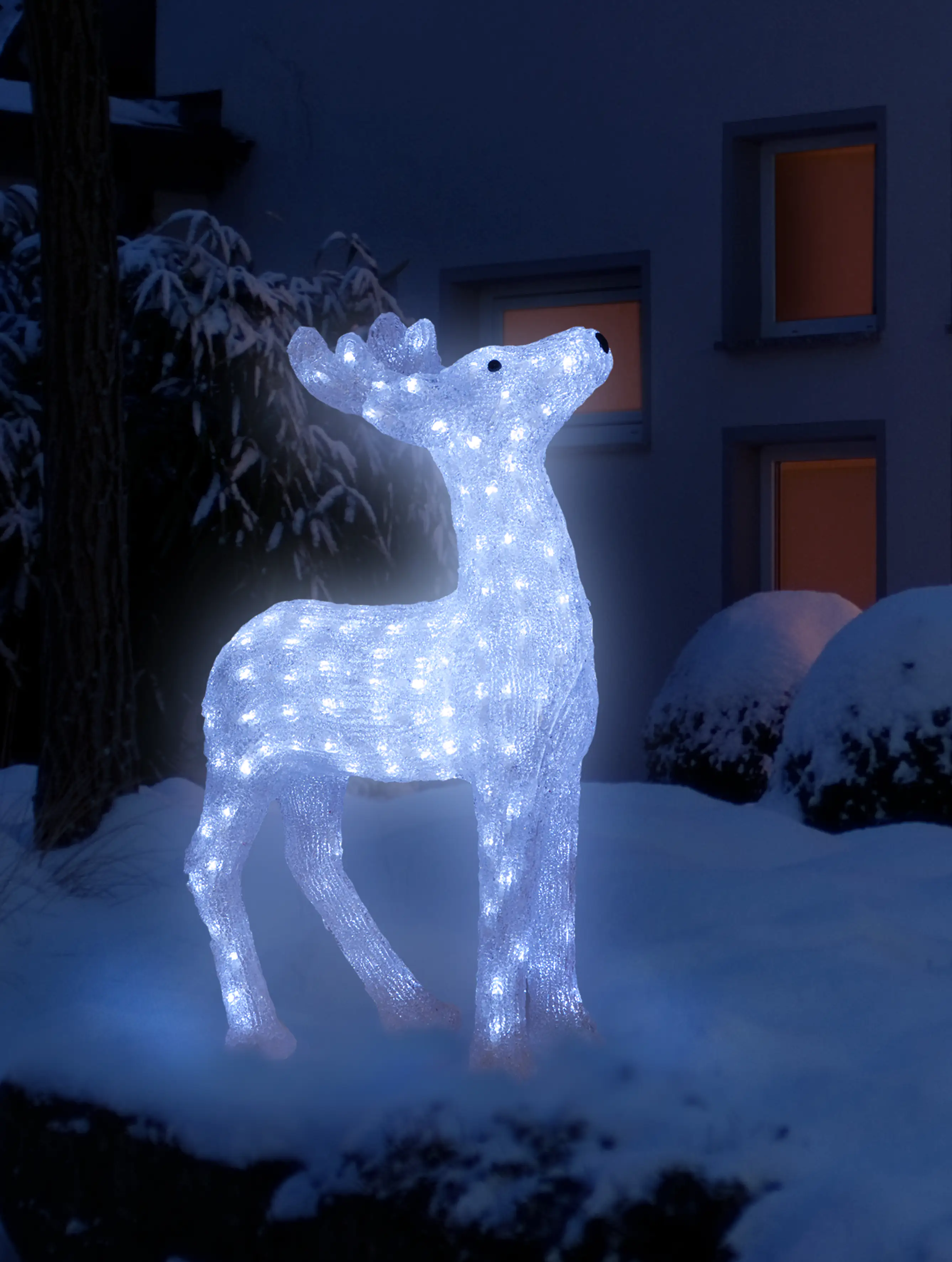 Konstsmide LED Acryl Rentier 176 kalt weiße Dioden
