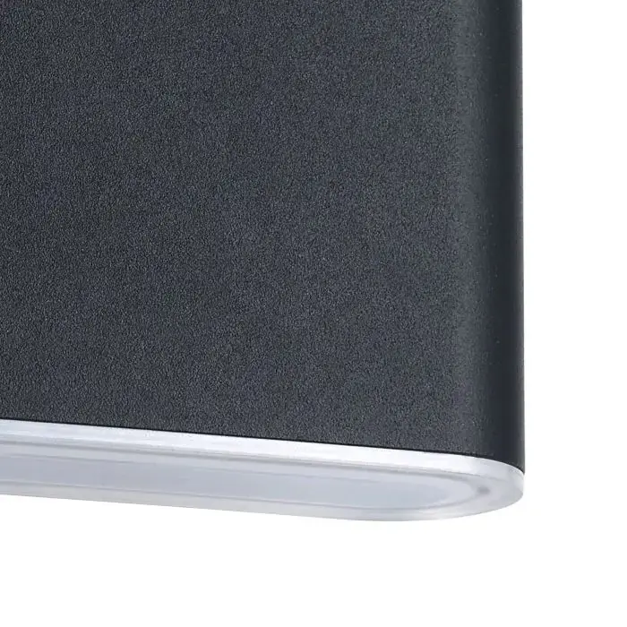 Eglo LED Außen-Wandleuchte Grutti anthrazit 12 x 9 cm warmweiß-kaltweiß