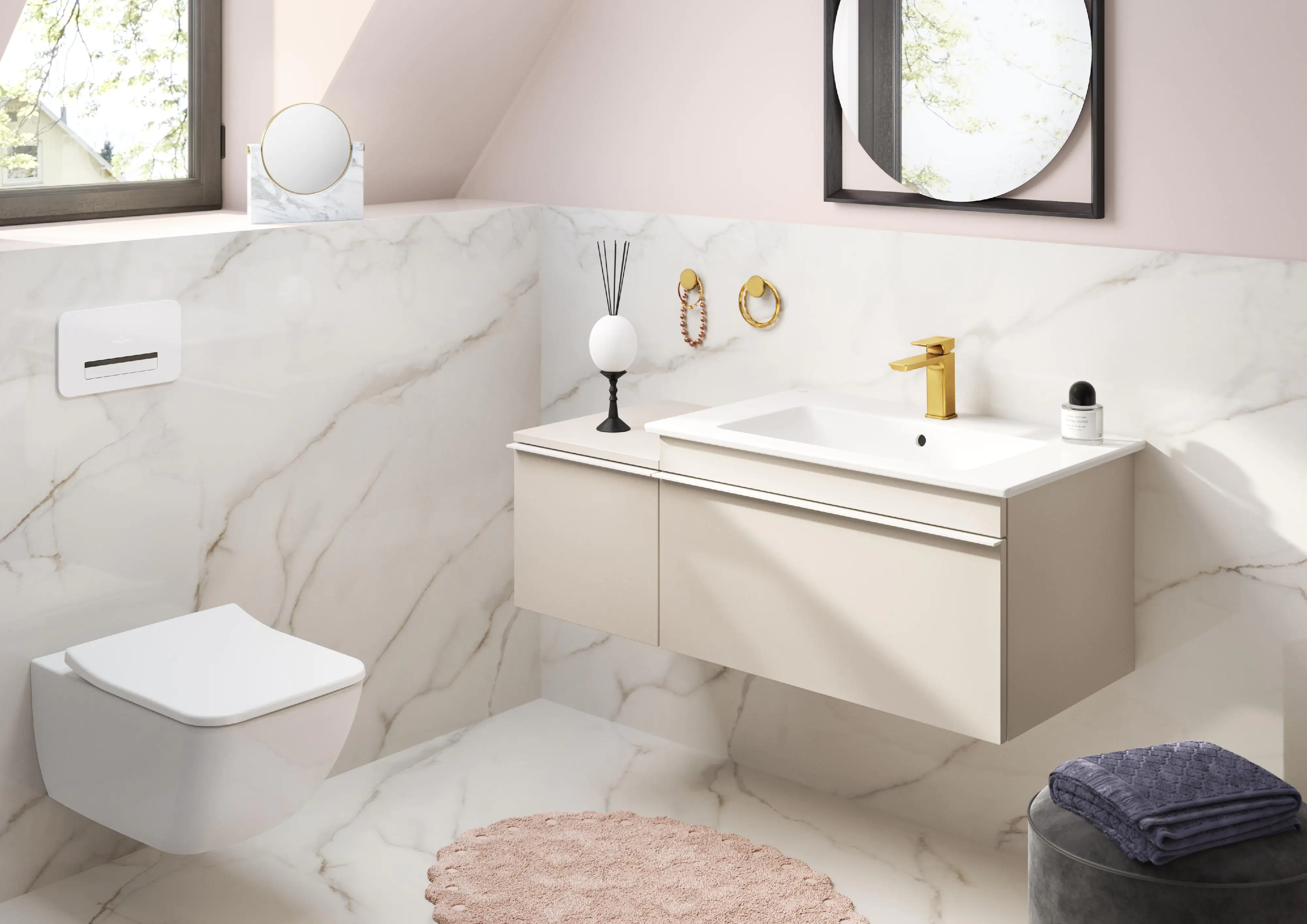 Villeroy & Boch Wand-Tiefspül WC Venticello spülrandlos CeramicPlus