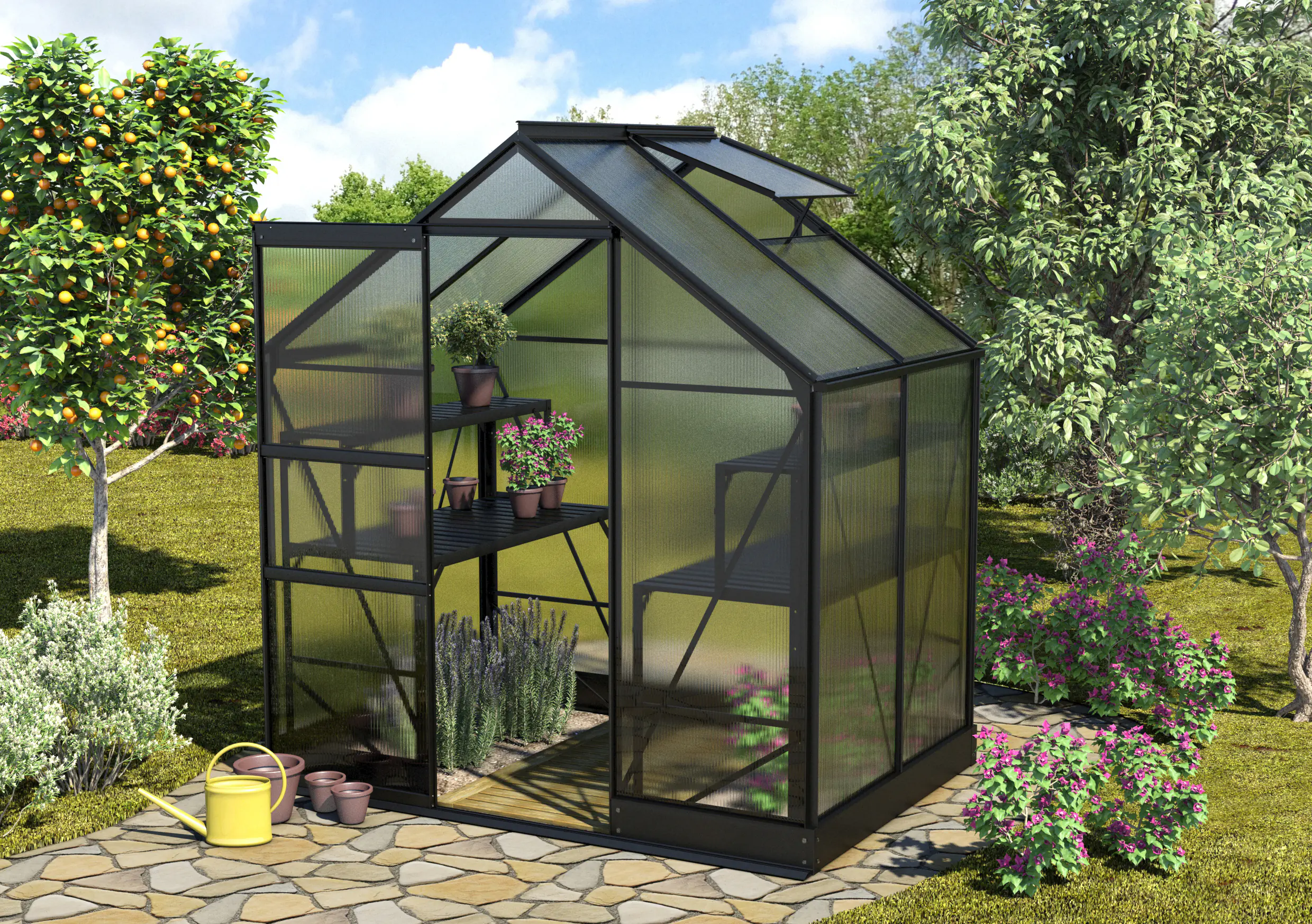Vitavia Gewächshaus Apollo 2500 195 x 137 cm 6 mm HPK