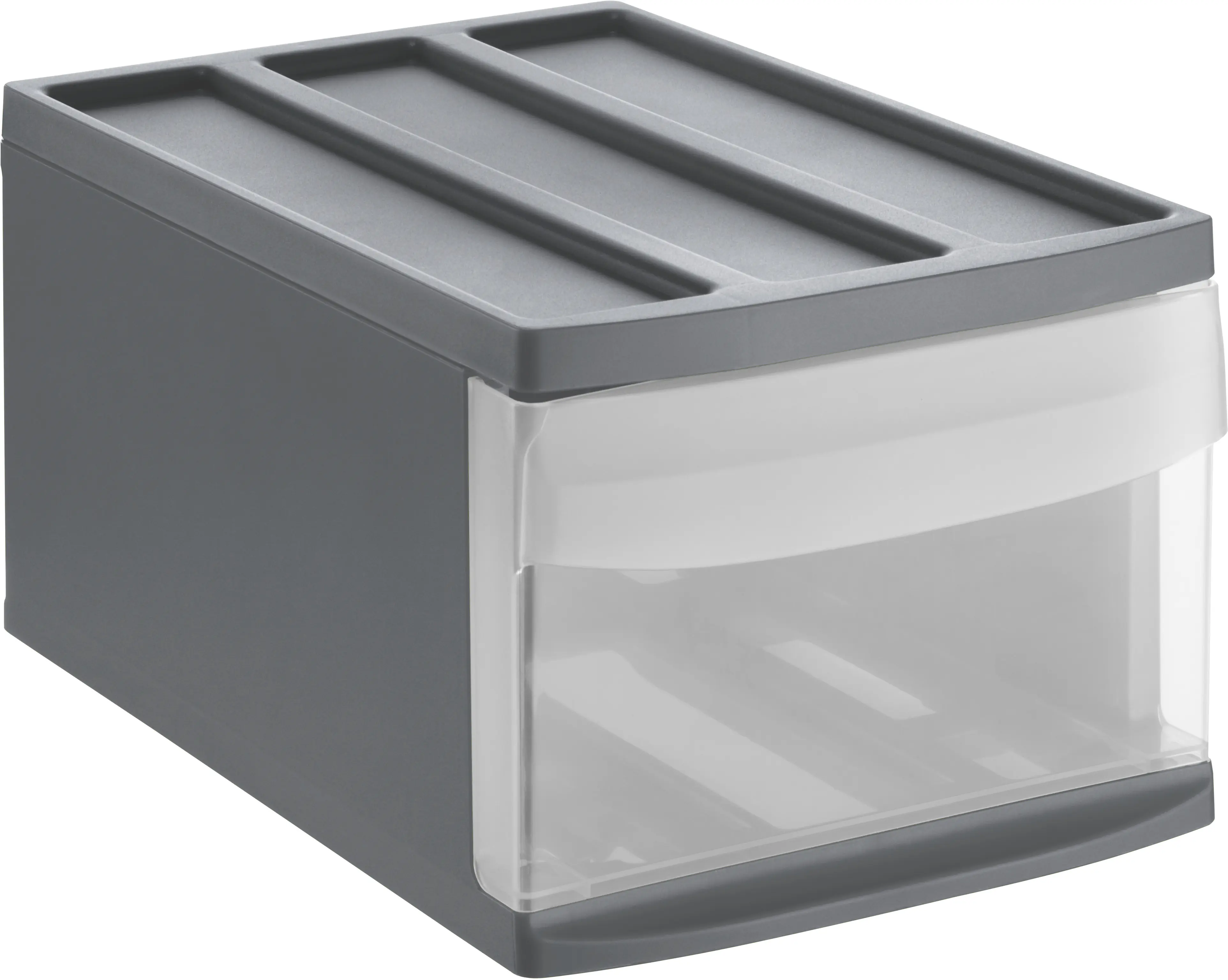 Rotho Schubladenbox Mono Systemix M 1 Schub anthrazit