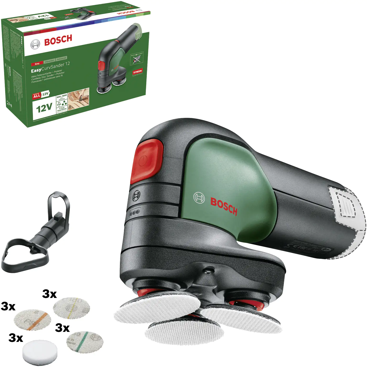 Bosch Schleifer EasyCurv Sander 12 V
