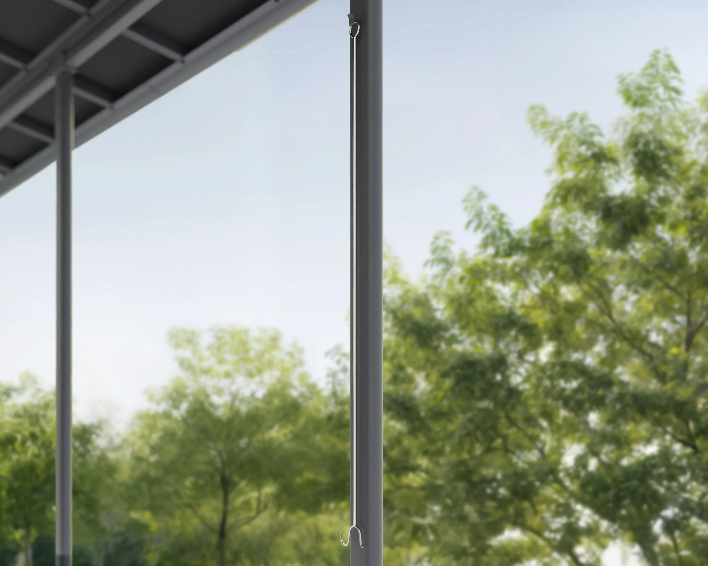 Canopia Terrassenüberdachung Sierra Cabrio 555 x 295 cm grau 