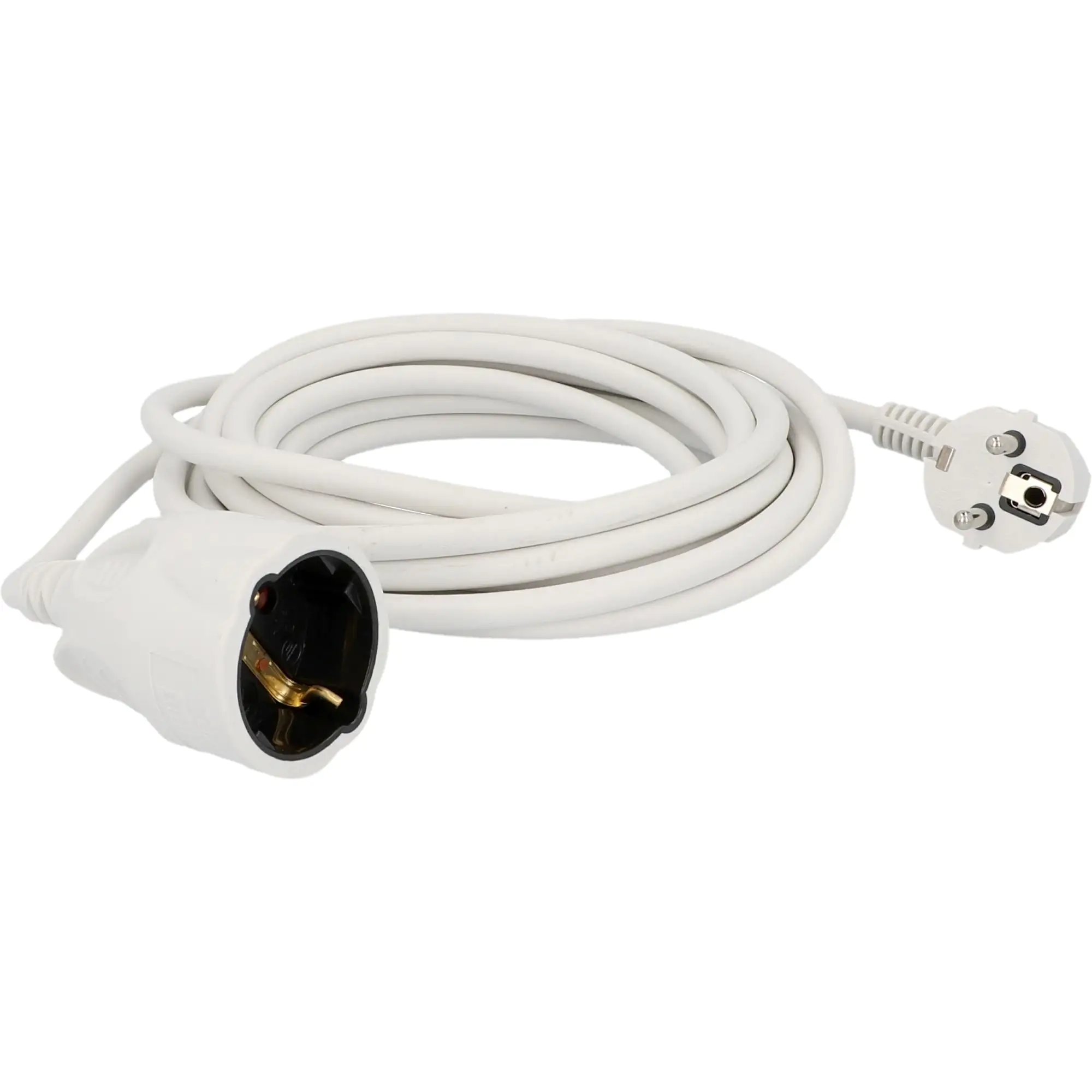 Unitec Verlängerungskabel Innen 5 Meter H05VV-F3G1,5, weiß