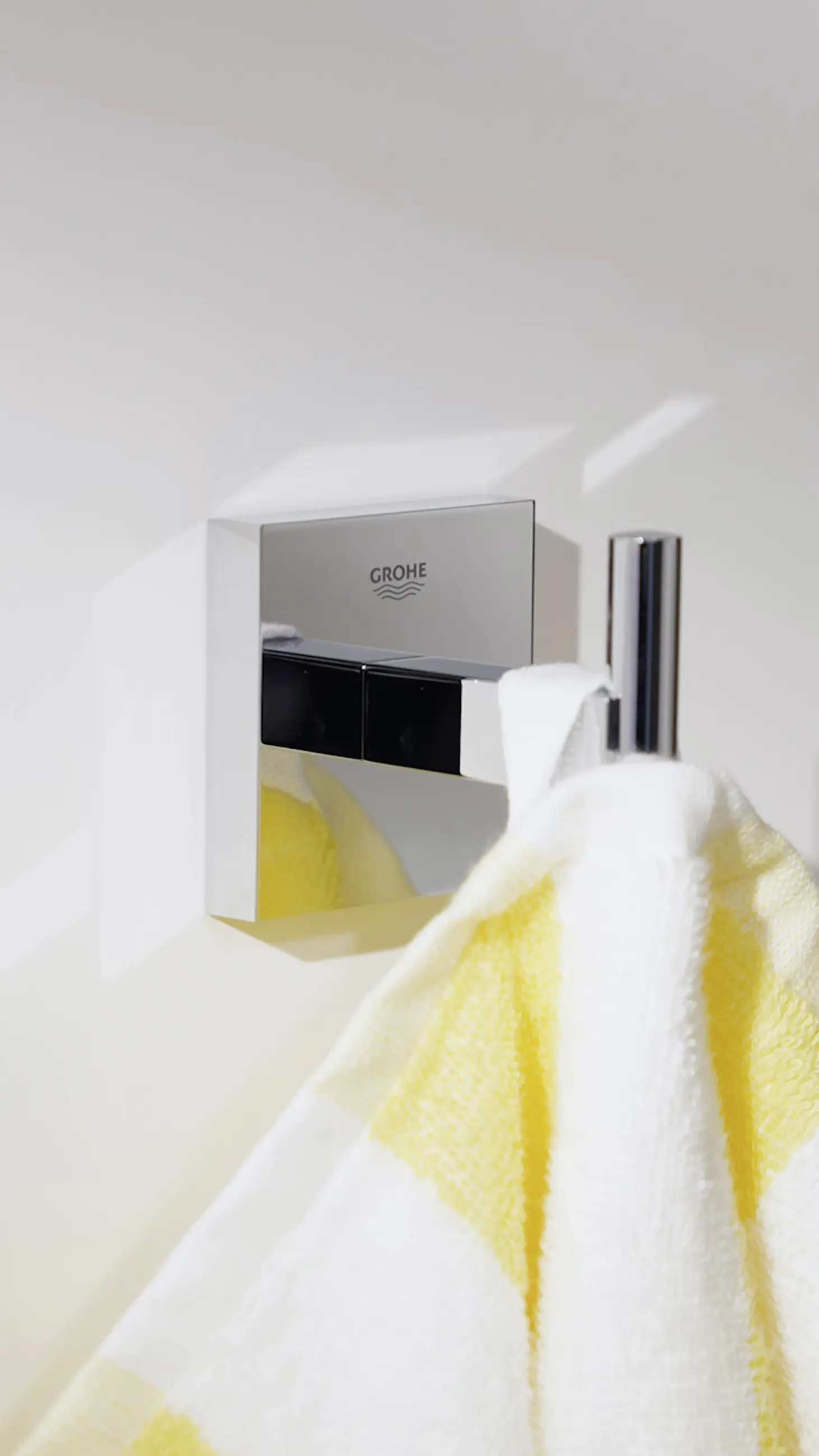 Grohe Start Cube Bademantelhaken chrom klebbar