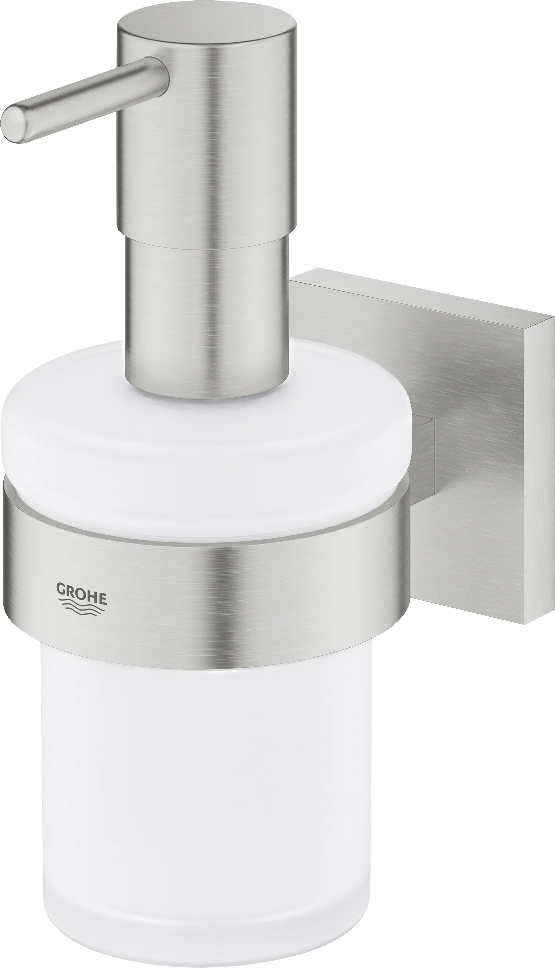 Grohe Start Cube Seifenspender mit Halter supersteel