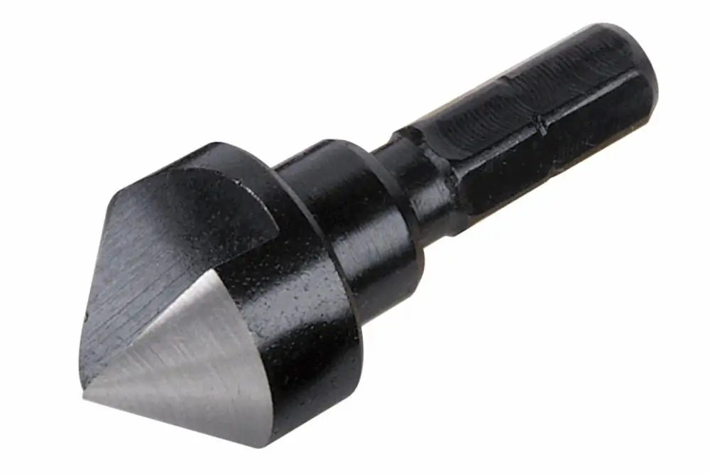 Wolfcraft Senker Ø 10 mm Werkzeugsstahl Sechskantschaft 1 Schneide