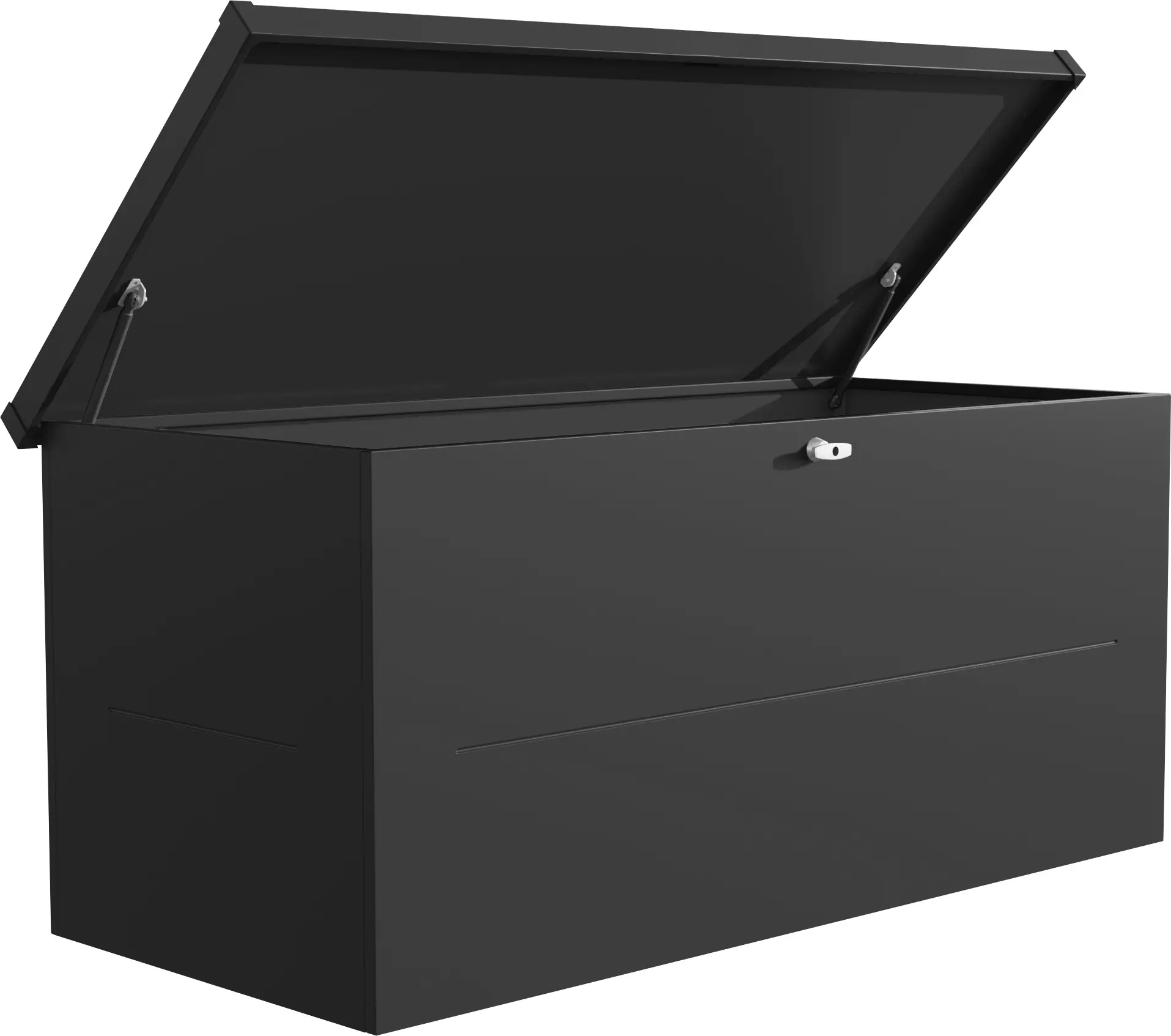 Telluria Auflagenbox Nevio 180 schwarz 185 x 85 cm