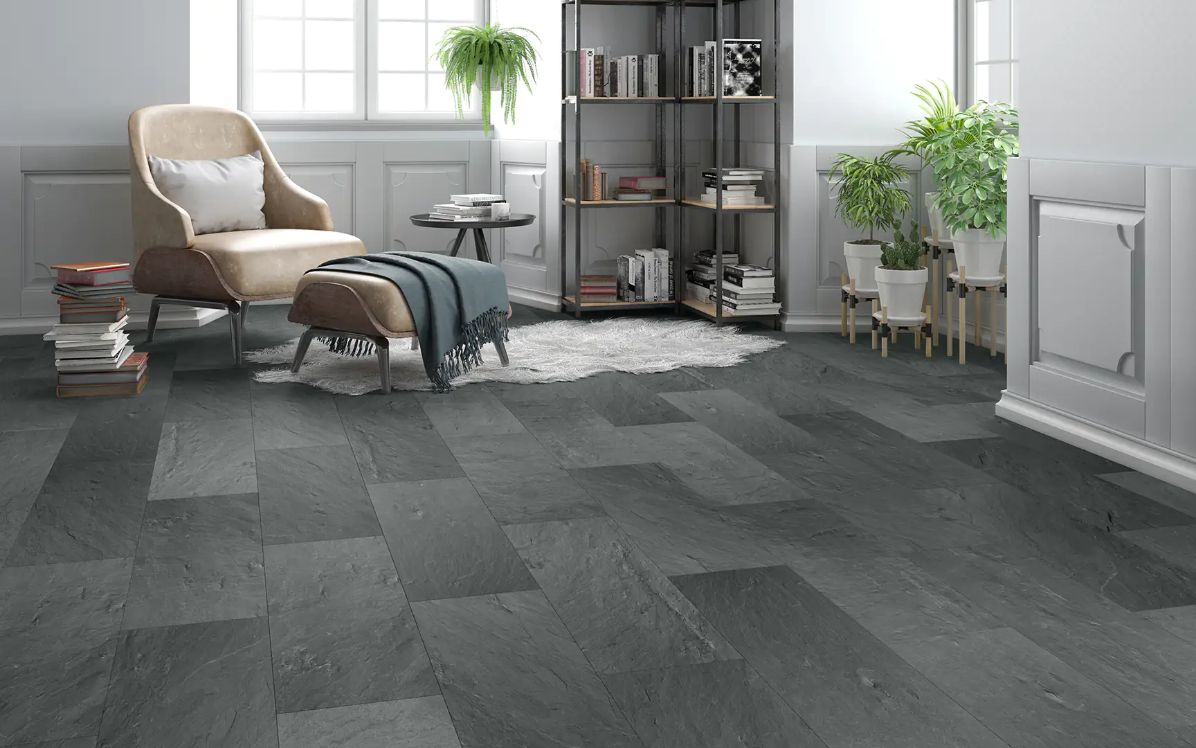 Classen Neo Vario Ölschiefer 64,2 x 31,5 cm dunkelgrau
