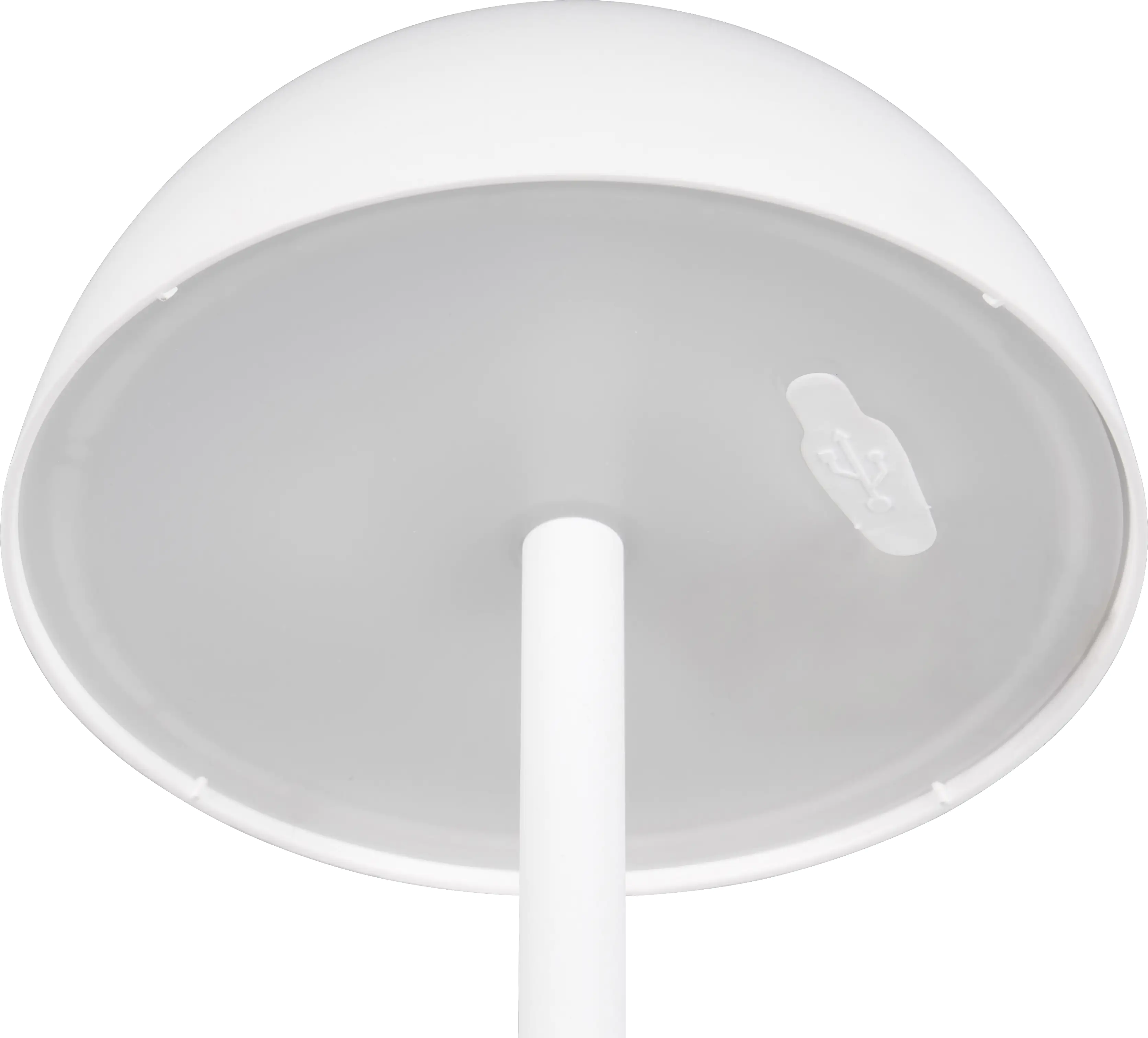 Reality Leuchten LED Akku-Tischleuchte Ricardo weiß 30 cm warmweiß
