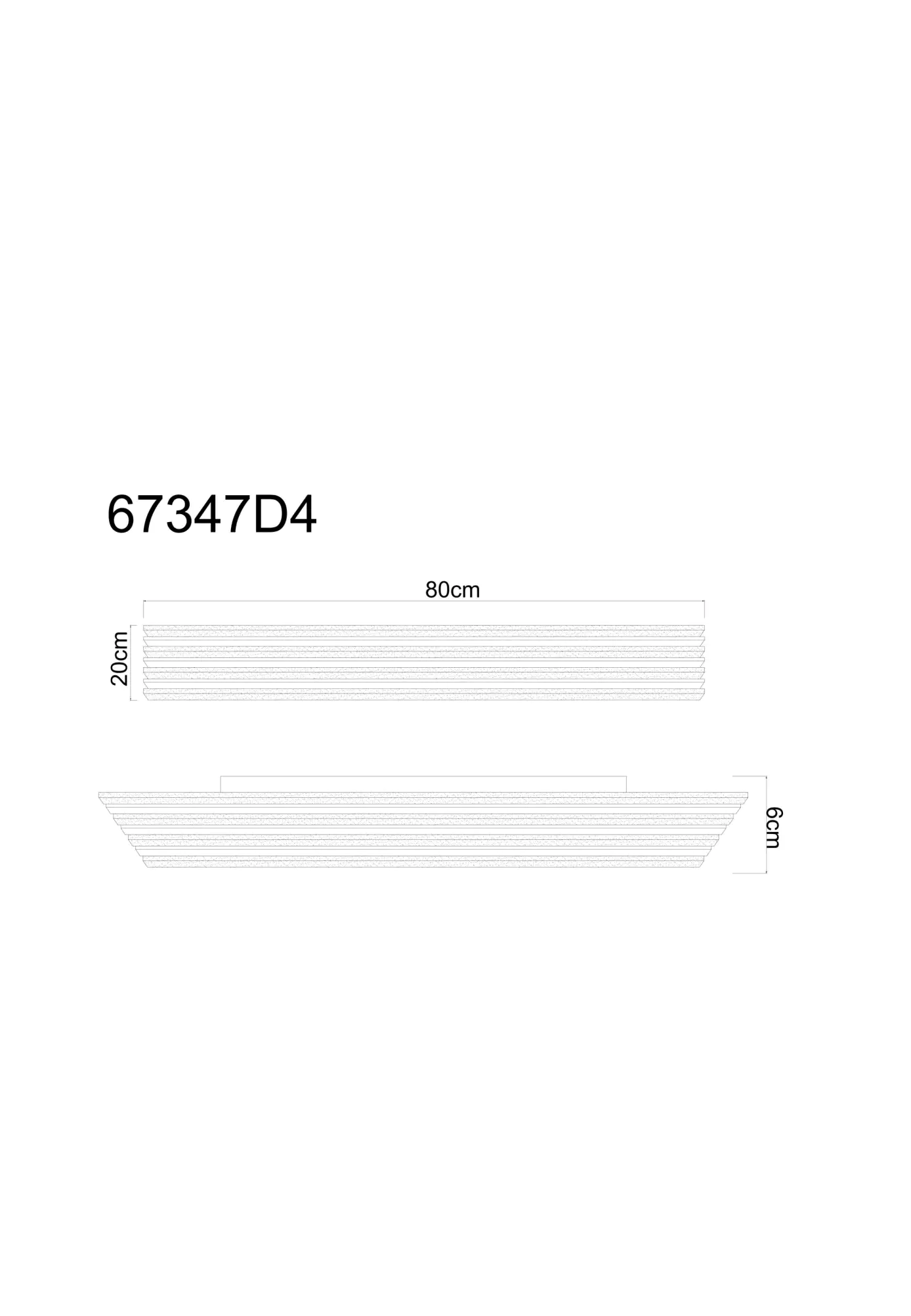 Globo LED Deckenleuchte Hayden 80 cm