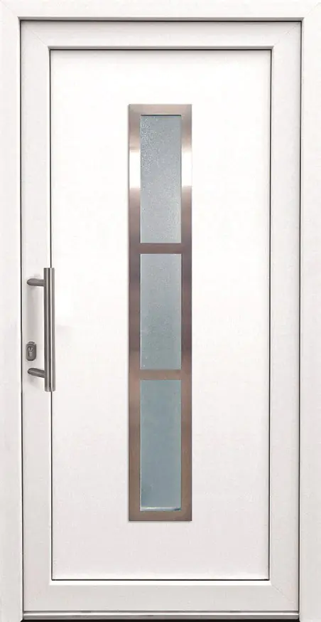 Panto Haustür Modell K014 DIN links weiß 110 x 210 cm