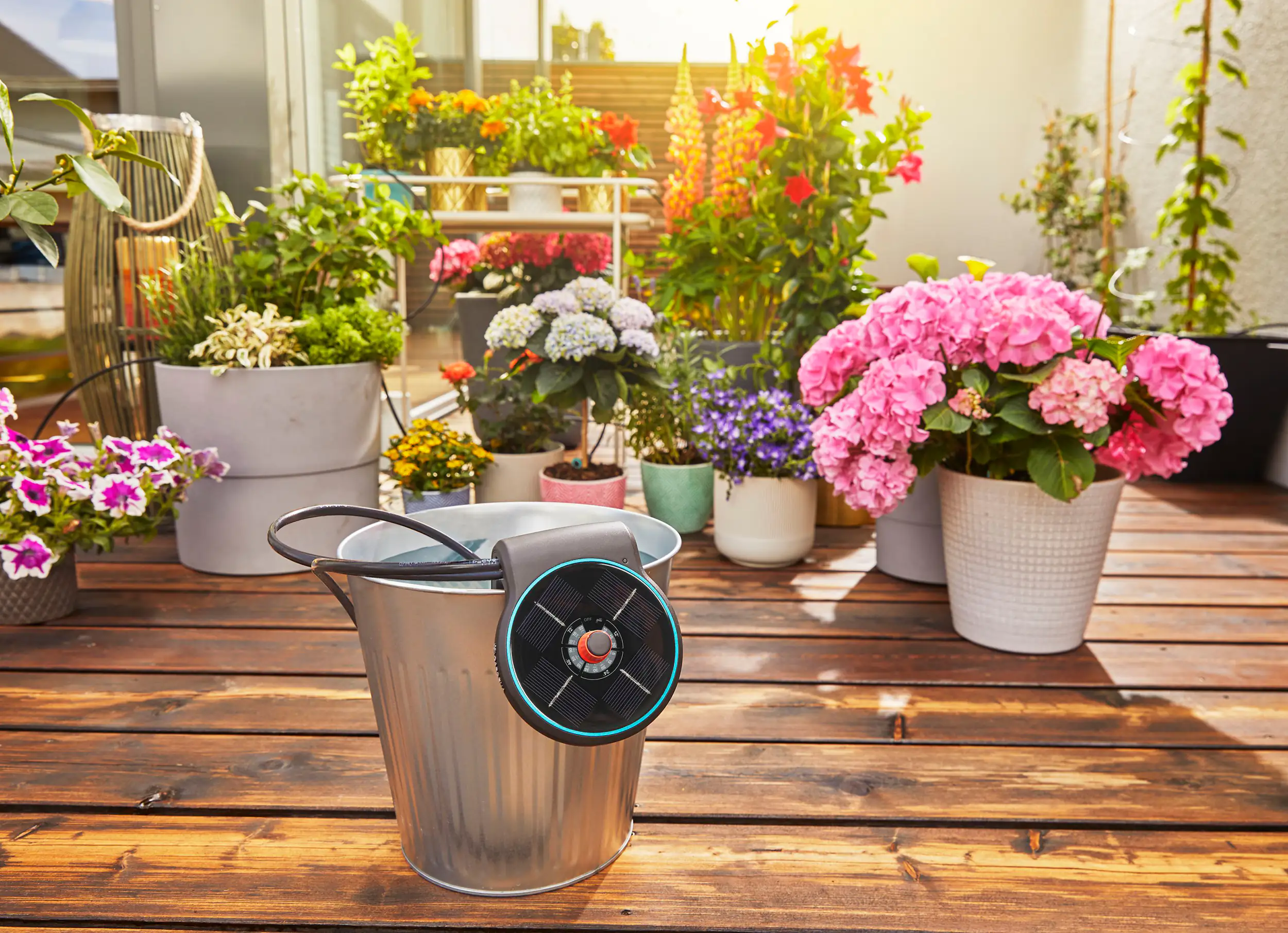 Gardena Solar Bewässerung aquaBloom Set