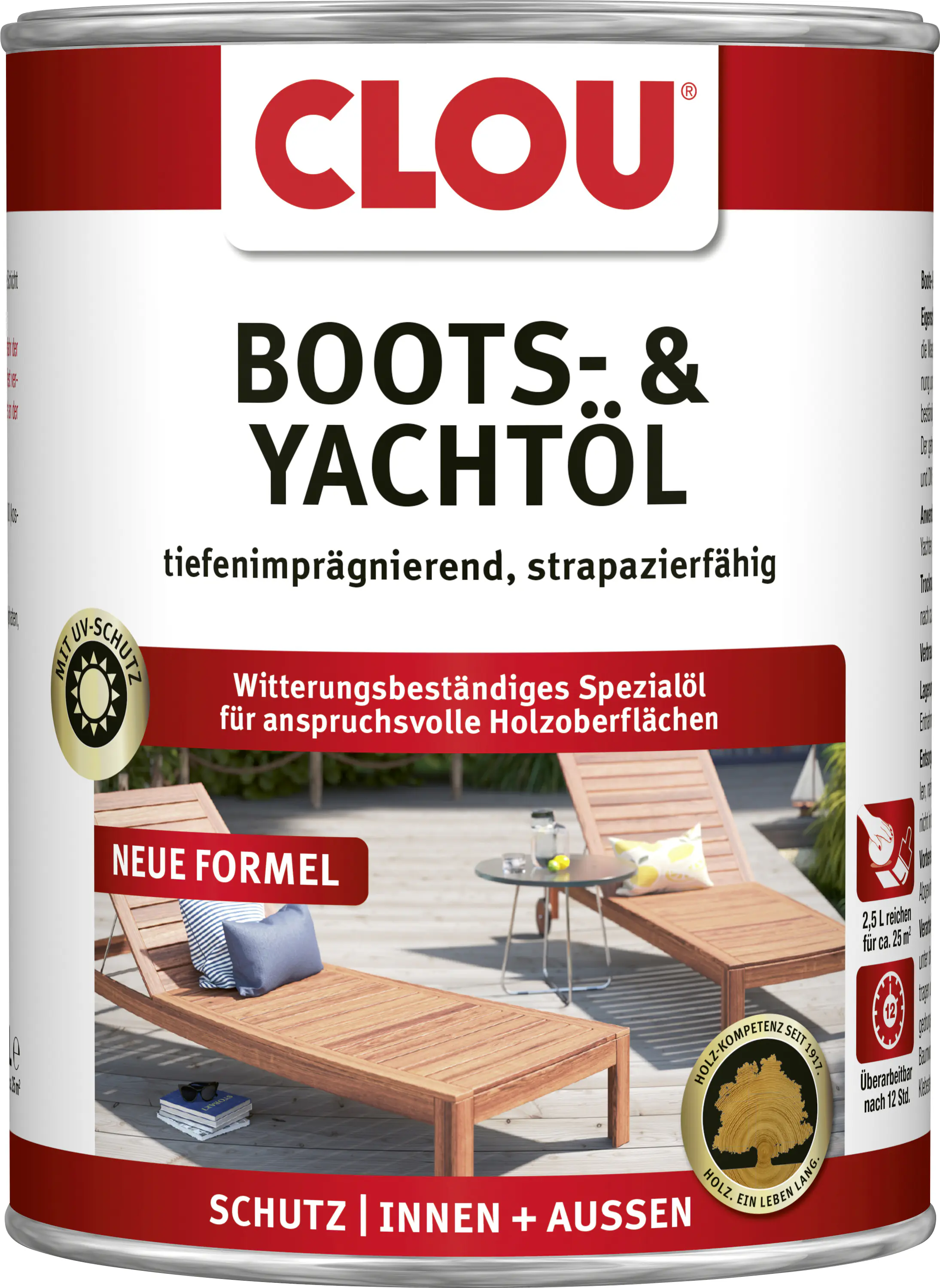 Clou Boots- & Yachtlack 2,5 L transparent 