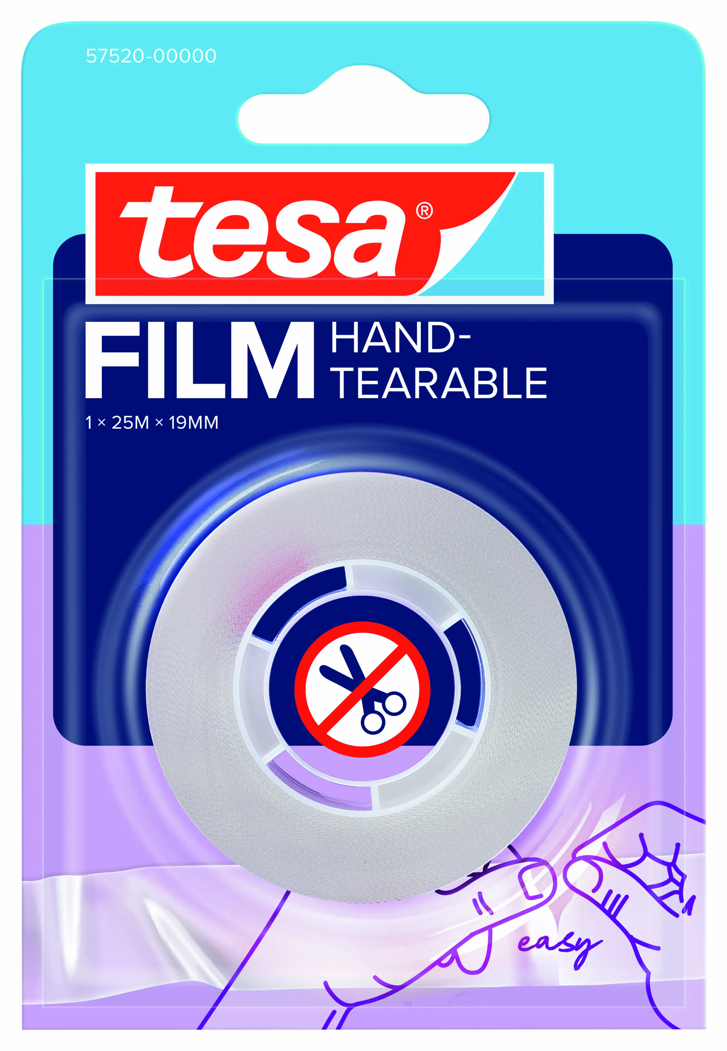 tesa Klebefilm 25 m x 19 mm, transparent