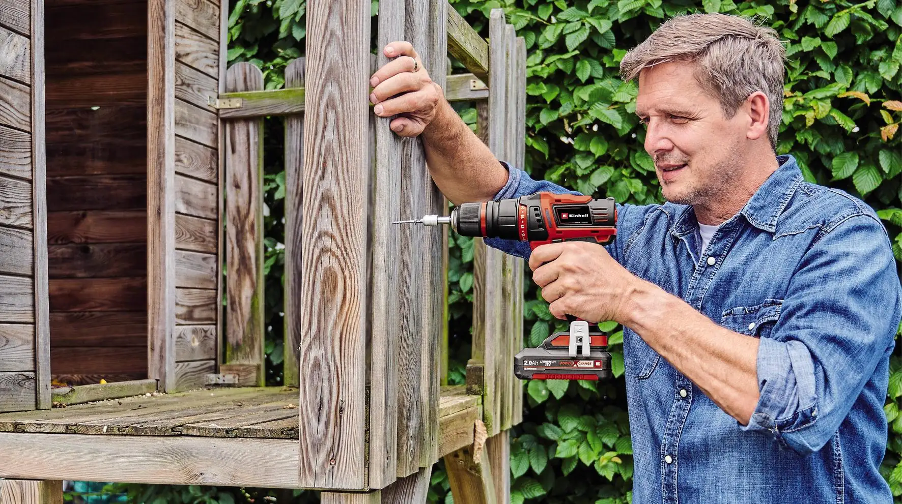 Einhell Akku-Bohrschrauber TE-CD 18/45 Li inkl. 2 x 2,0 Ah & Schnellladegerät