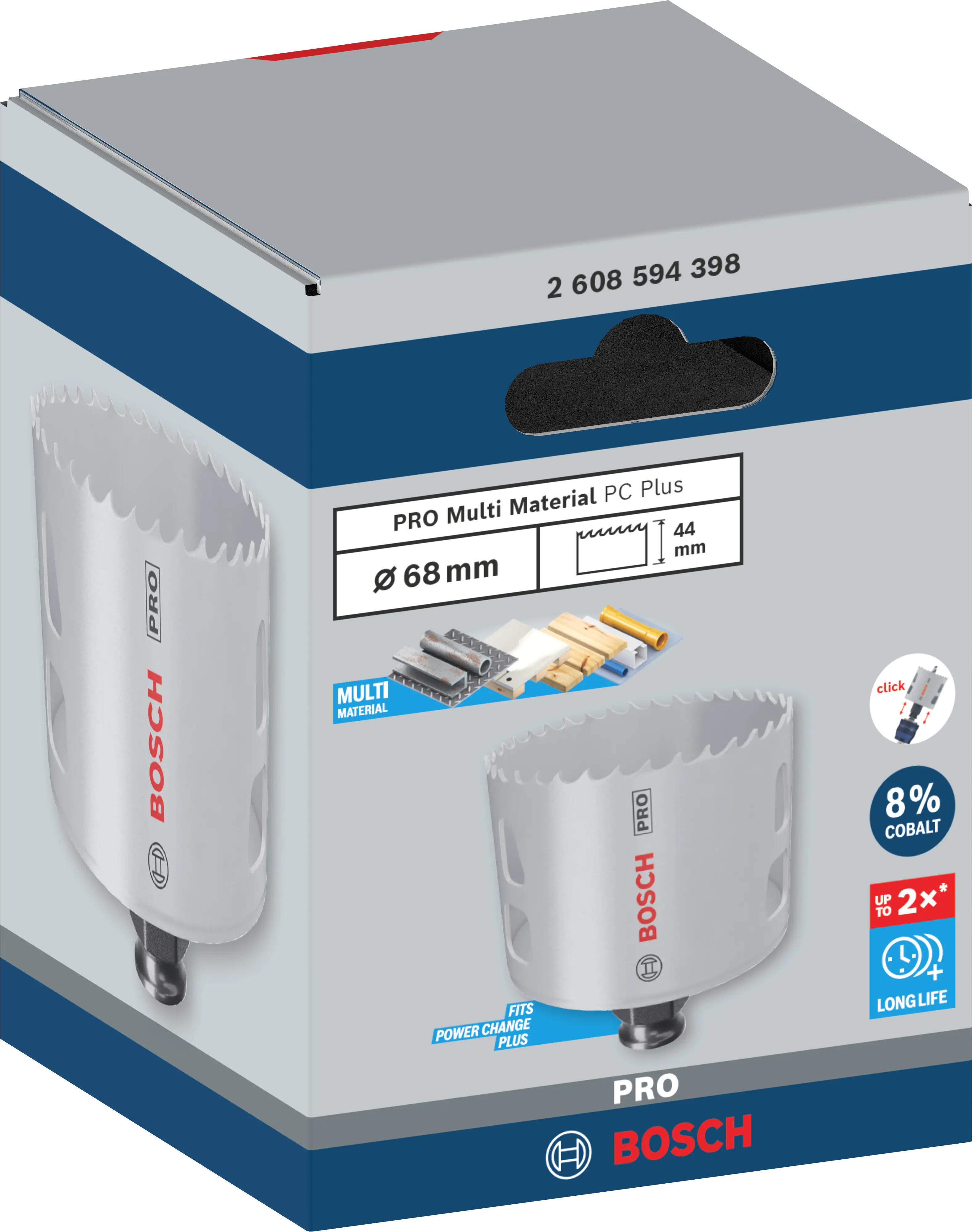 Bosch PRO Multi Material PC Plus Lochsäge 68 mm