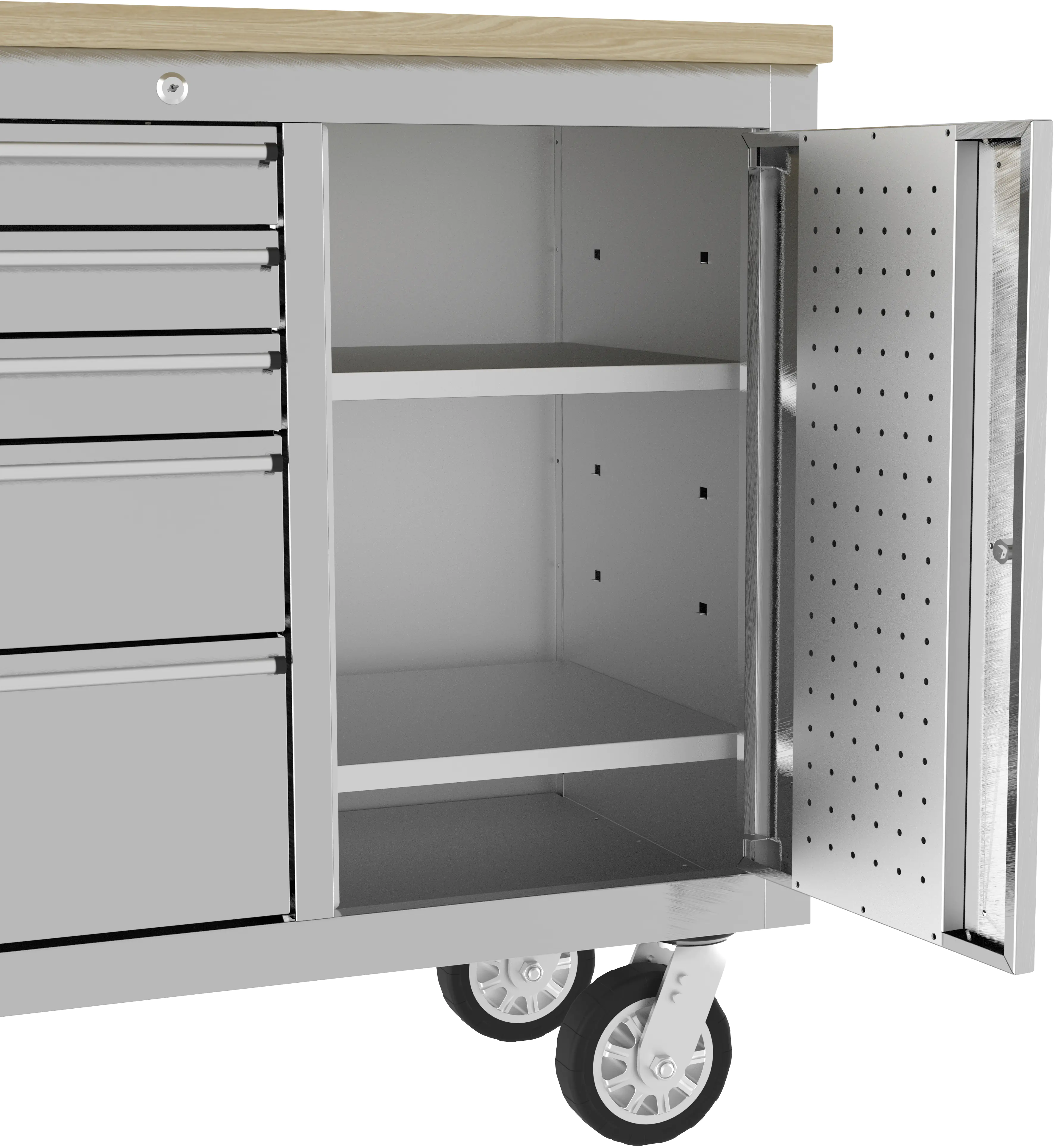 Güde Werkstattwagen 5/1 Inox Edelstahl