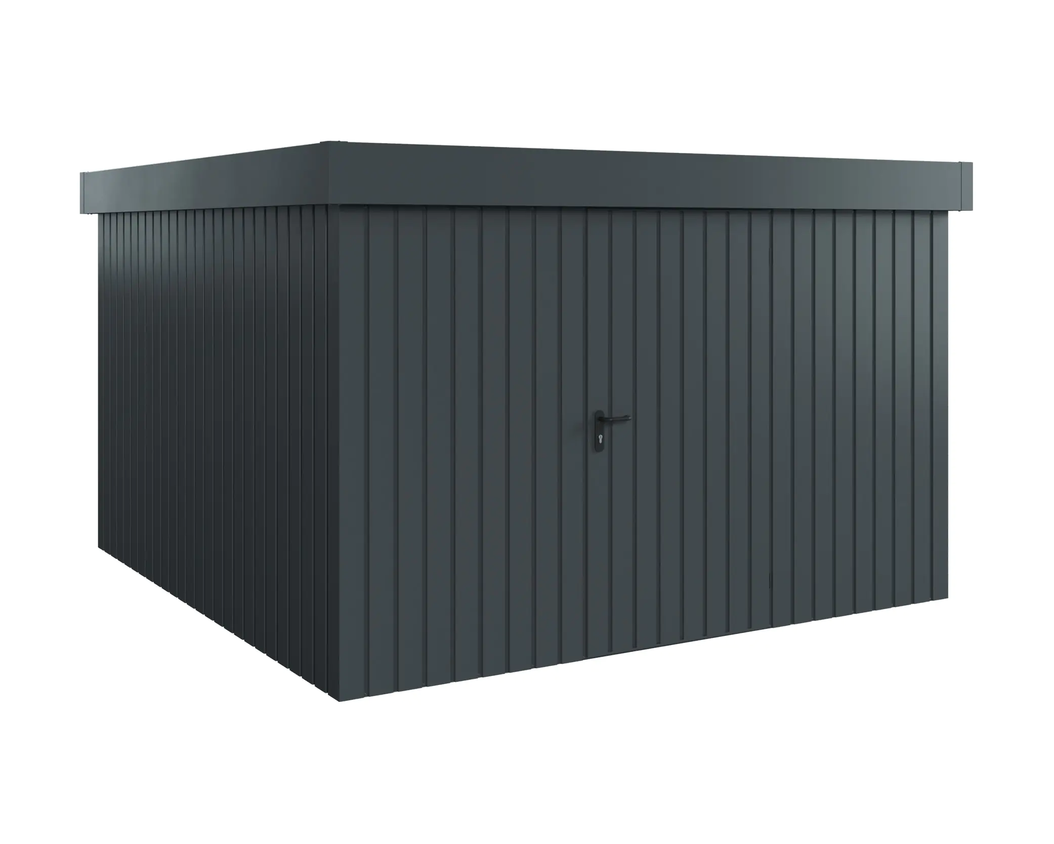 EcoStar Metallgerätehaus Euroline EFD14 anthrazit 310 x 310 cm 1-flg.