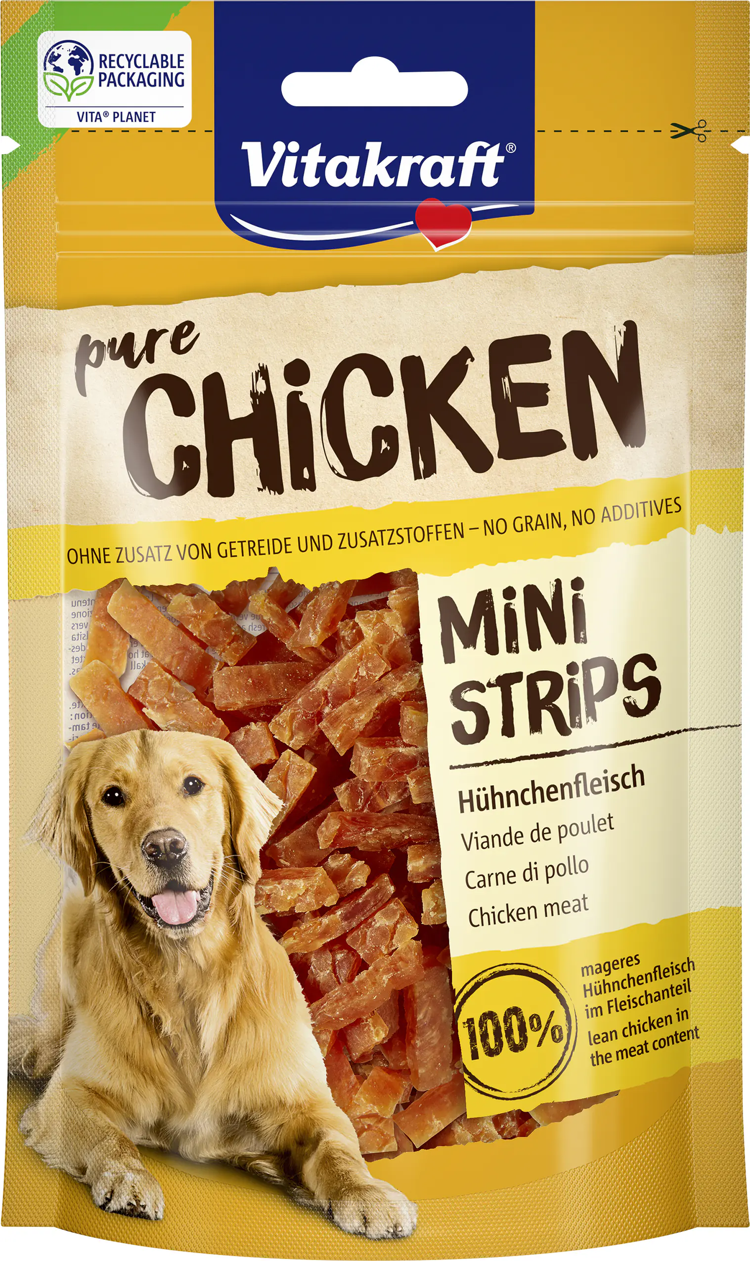 Vitakraft CHICKEN Mini Streifen Huhn 80 g