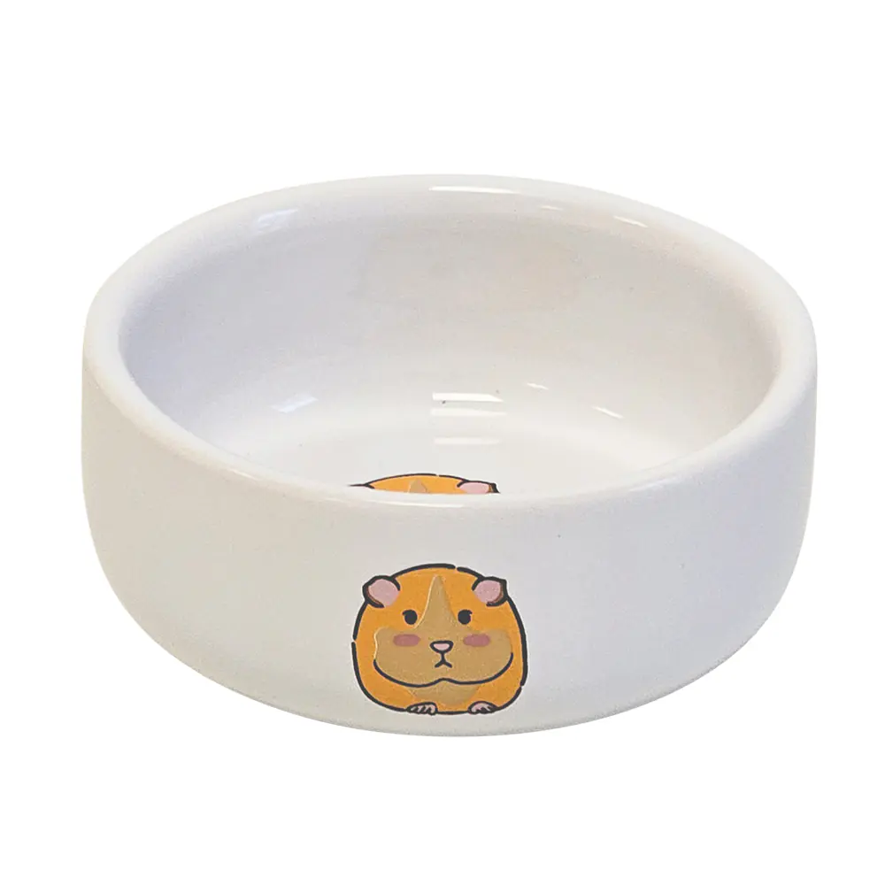 Nobby Futtertrog Keramik Hamster Ø 8 cm - 100 ml weiß
