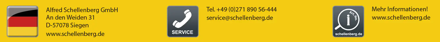 Schellenberg Aufschraubwickler Mini inkl. 5 m Gurt, weiß