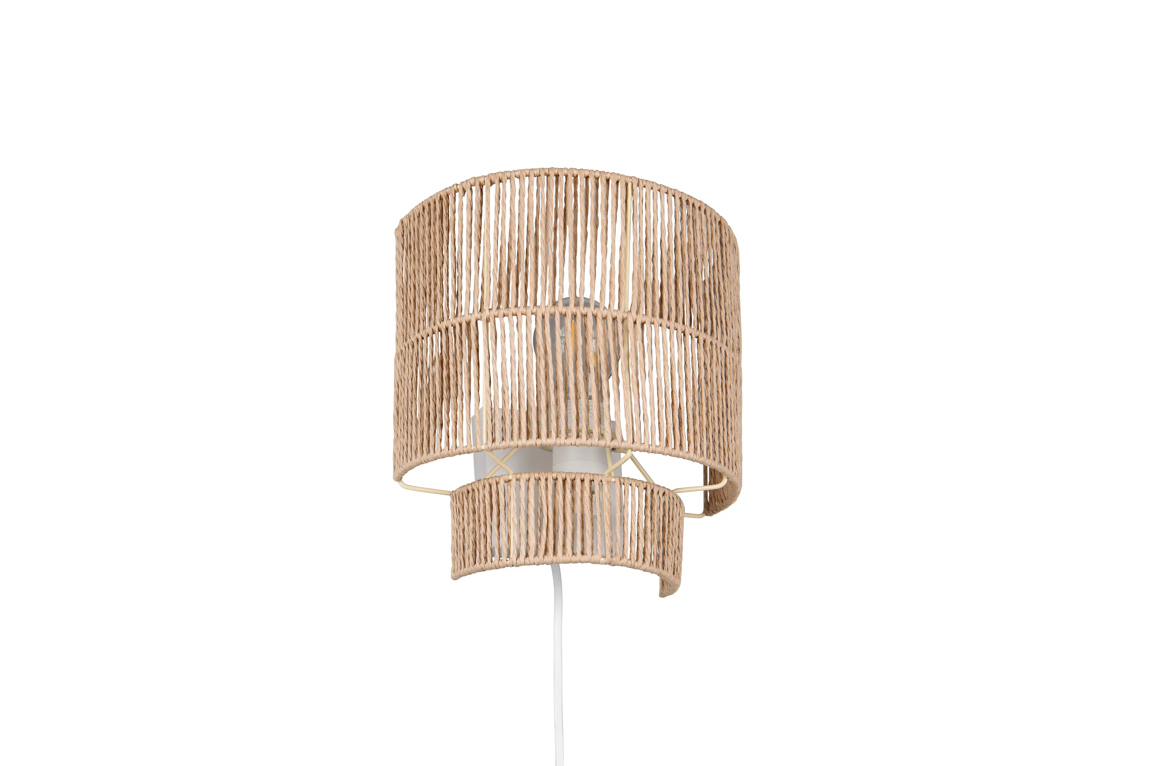 Trio Wandleuchte Satna 24,5 x 24,5 cm braun