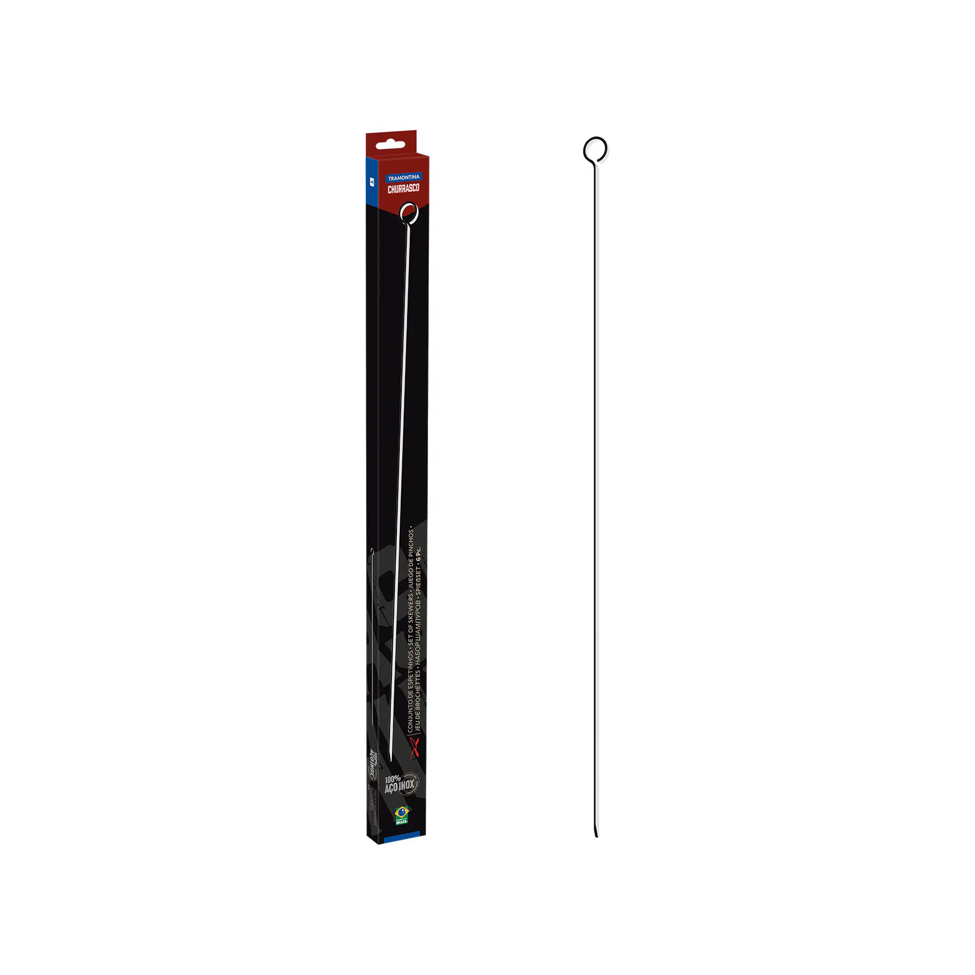 Tramontina Churrasco Schaschlikspieße 20 cm 6-tlg.
