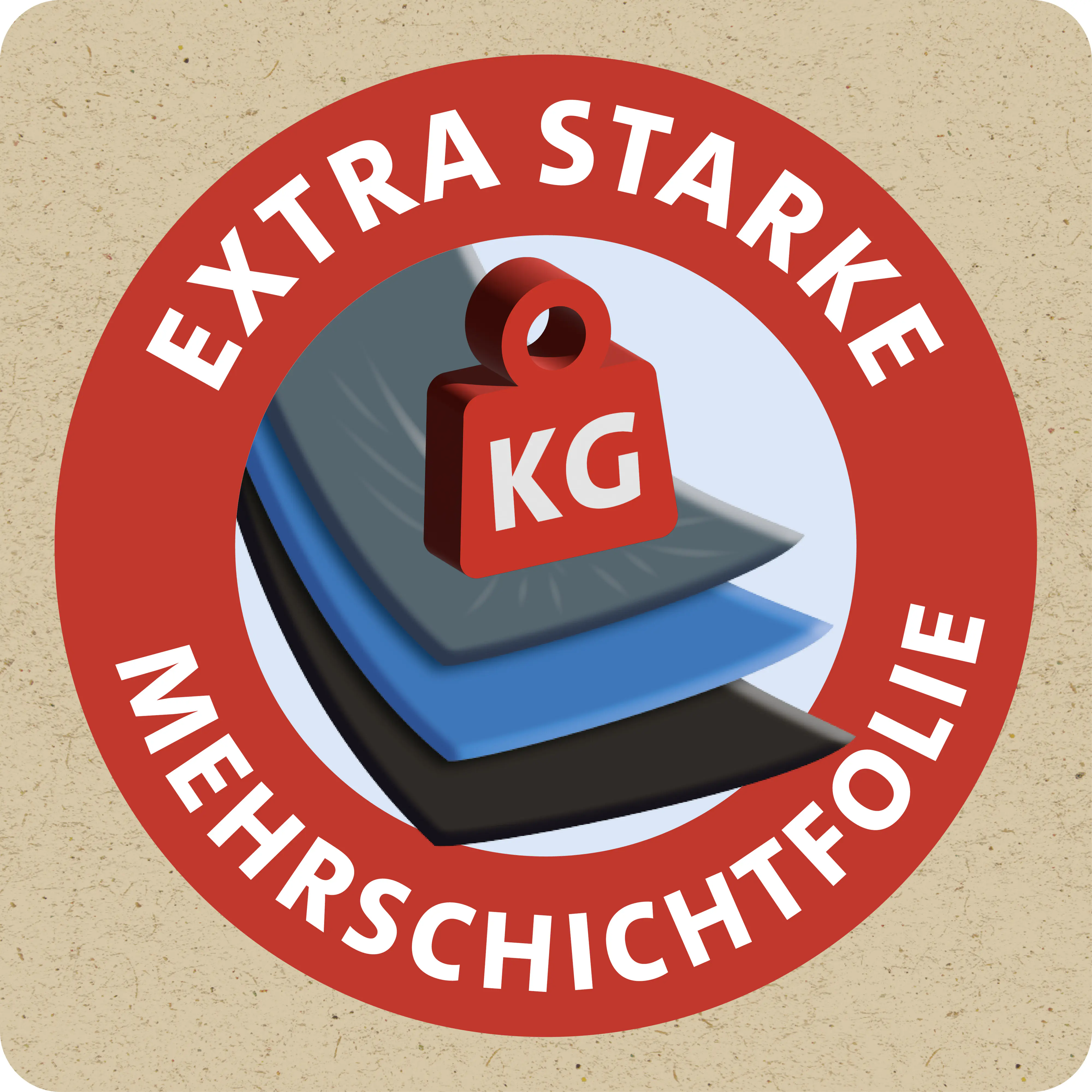 Swirl® Schwerlast-Säcke Profi mit Zugband 240 L Reißfest & Dicht