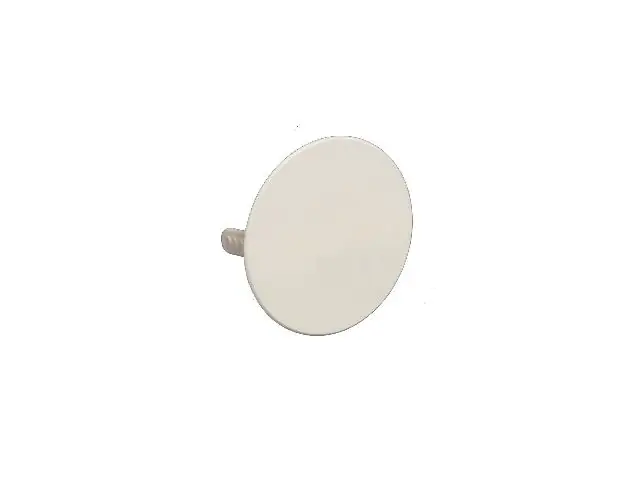 Federsteckdeckel für Abzweigdose 75 mm weiß