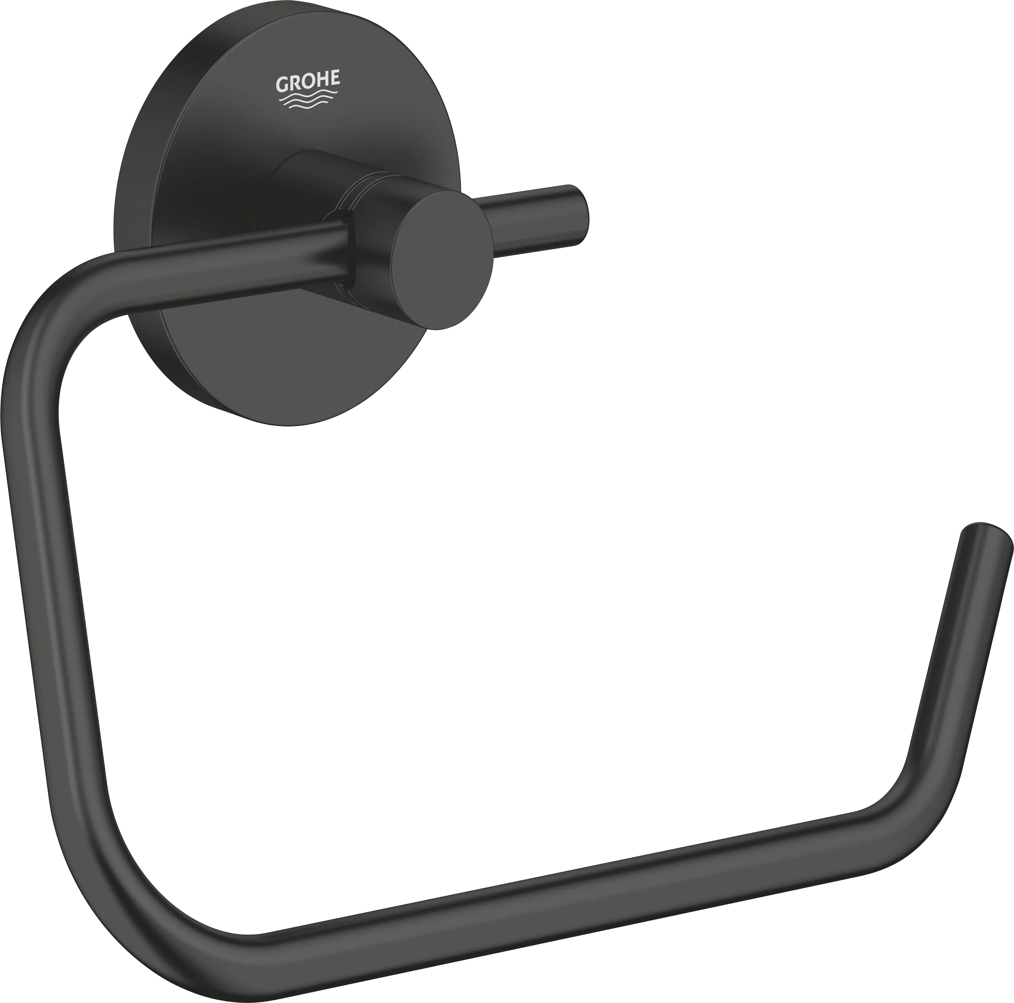 Grohe Start WC-Papierhalter matt black klebbar 