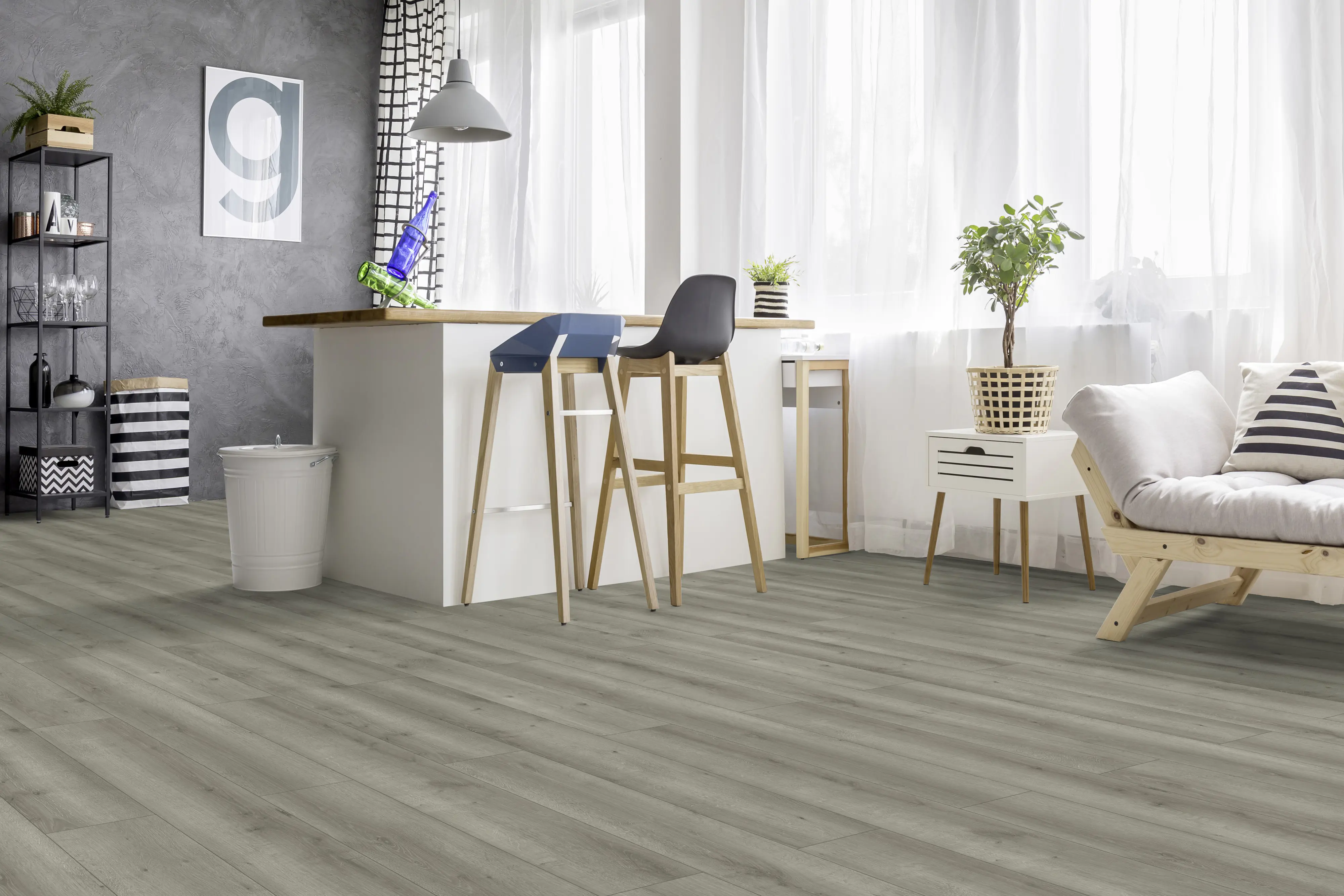 Classen Laminat Megaloc Aquaprotect Oak grey brown
